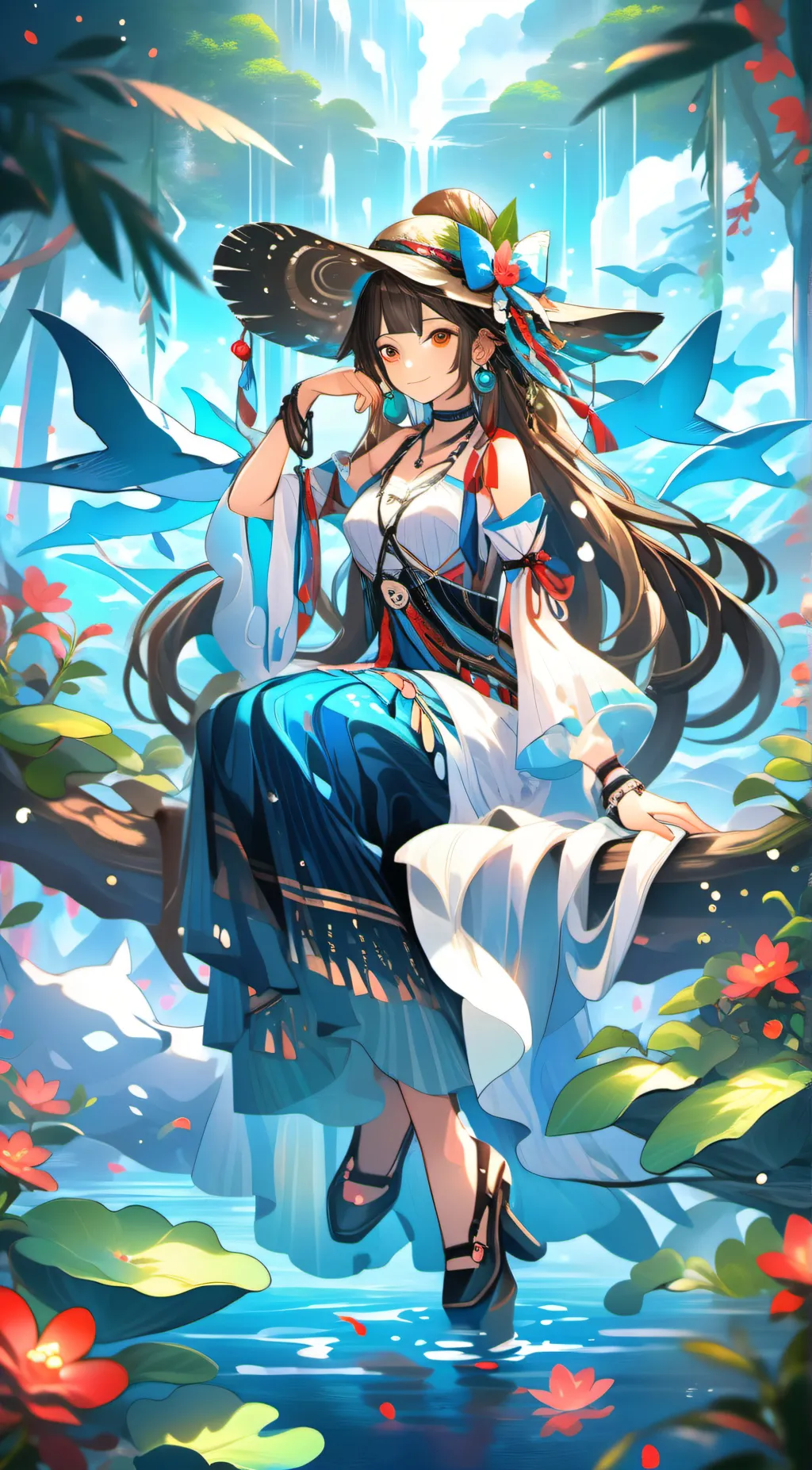 ai character: Rianica Shine background