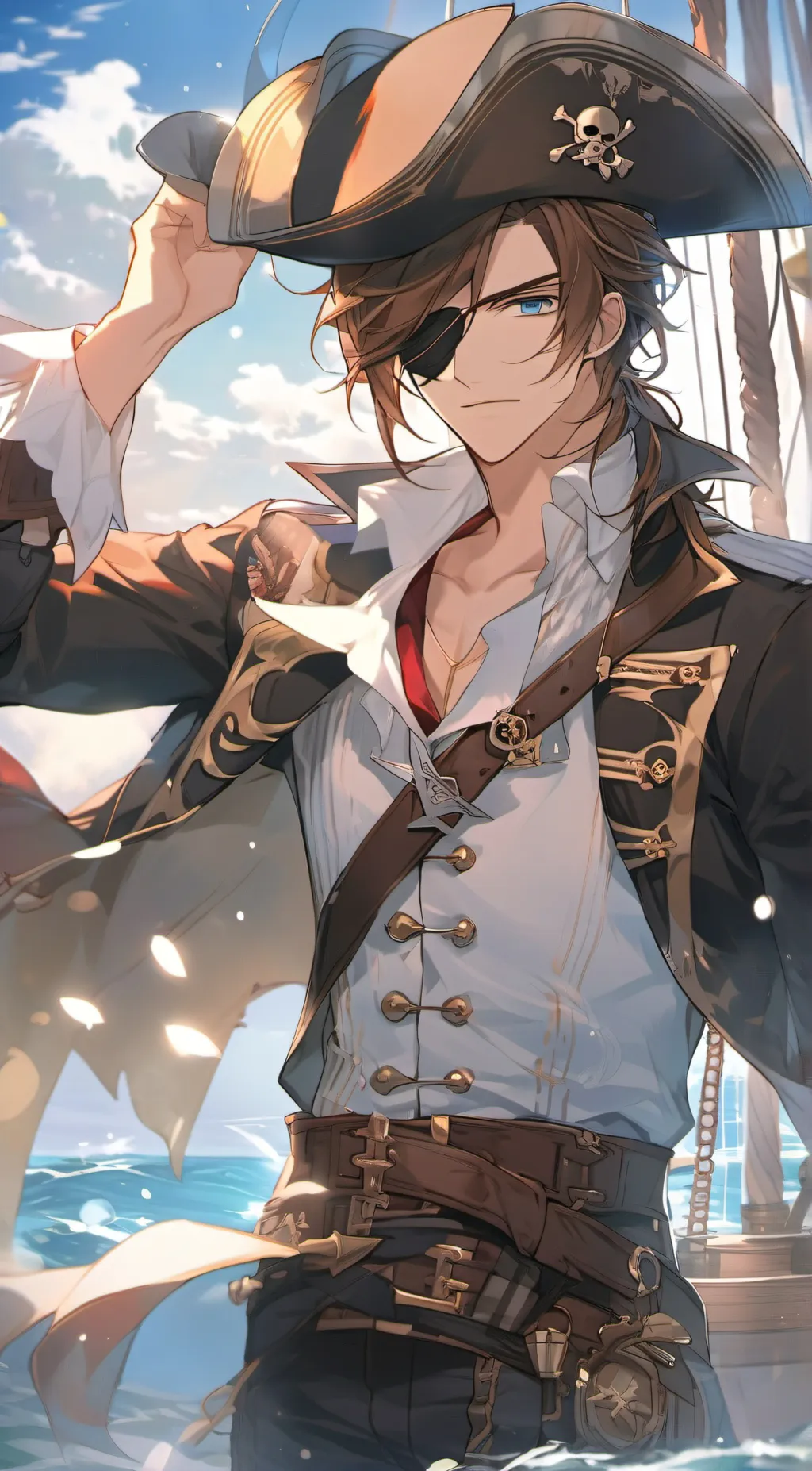 ai character: Kai  background