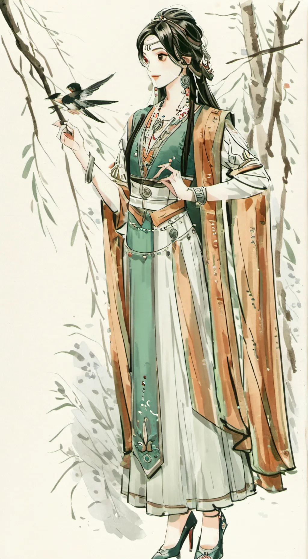 ai character: sophia background