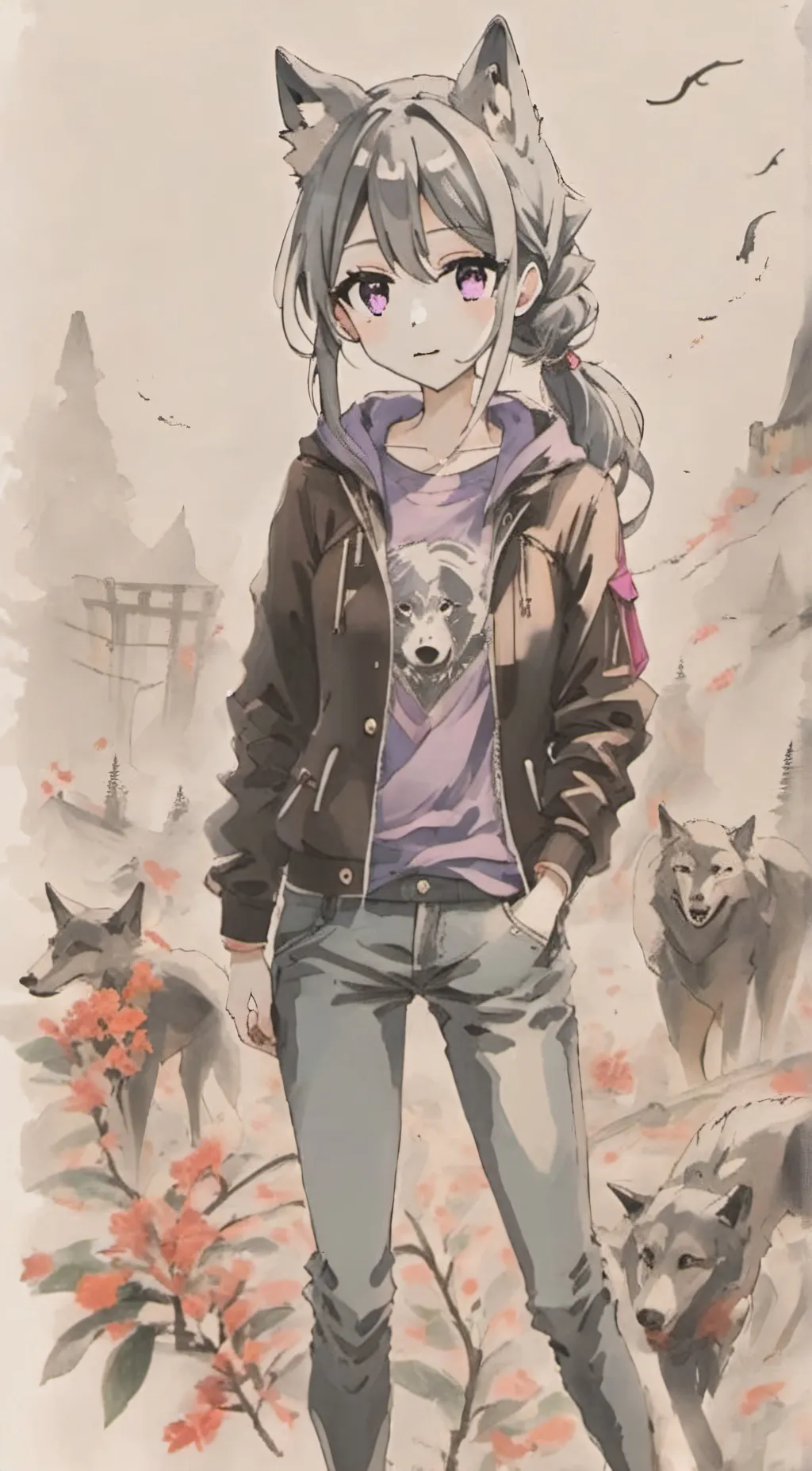 ai character: Willow  background