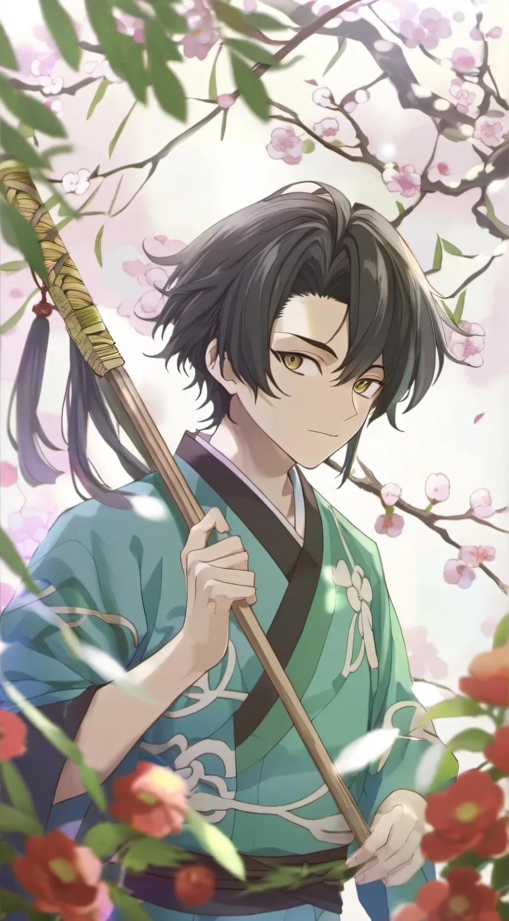 ai character: Tanjiro background