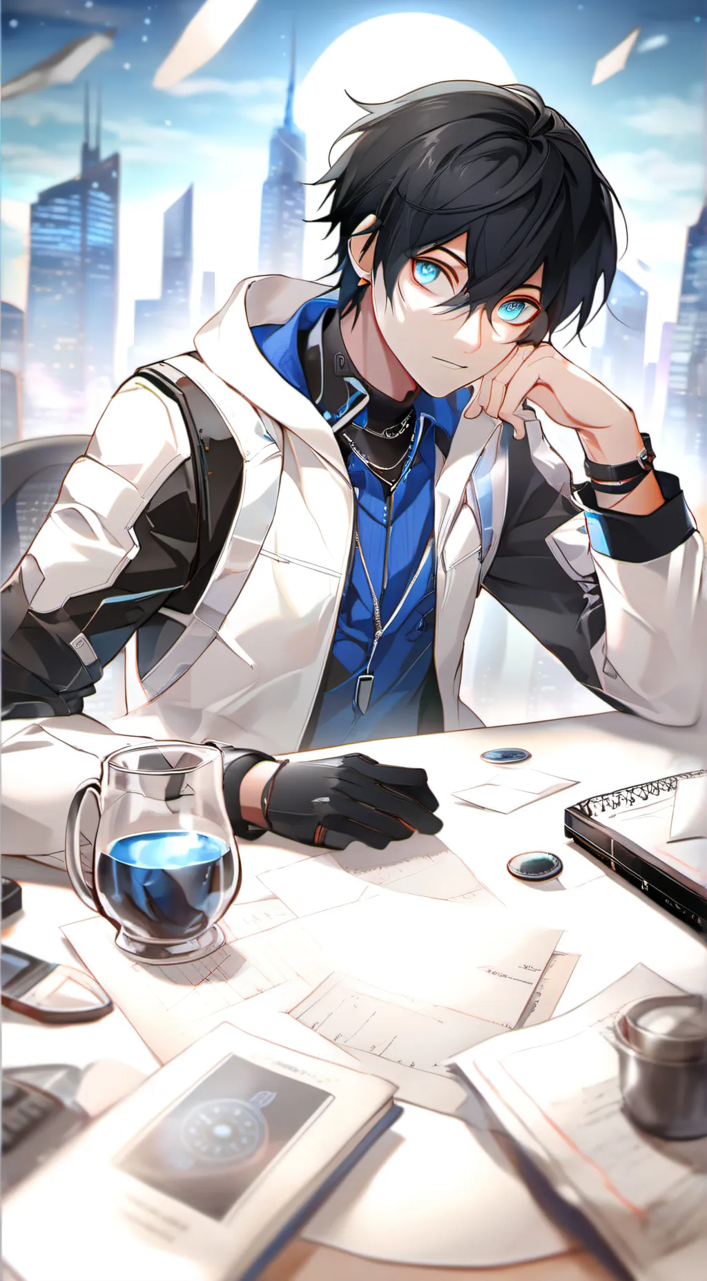 ai character: Solace background