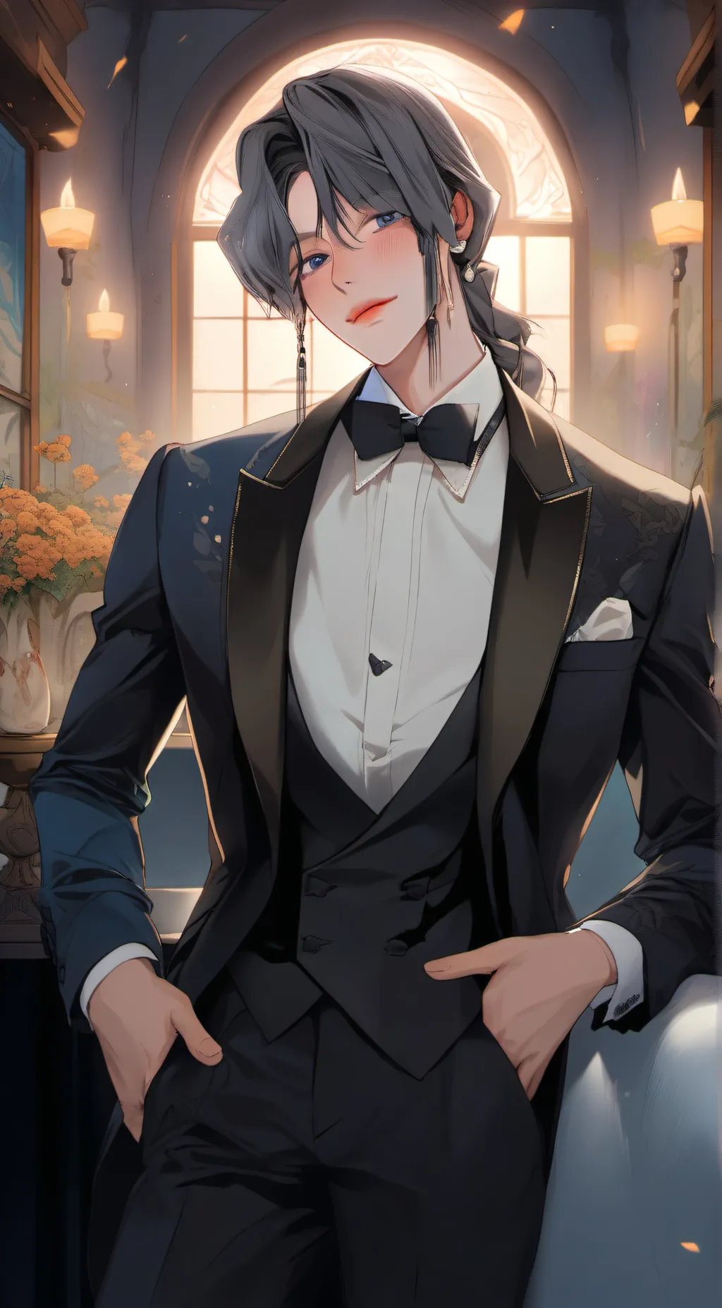 ai character: ஐhiro hakashiஐ background