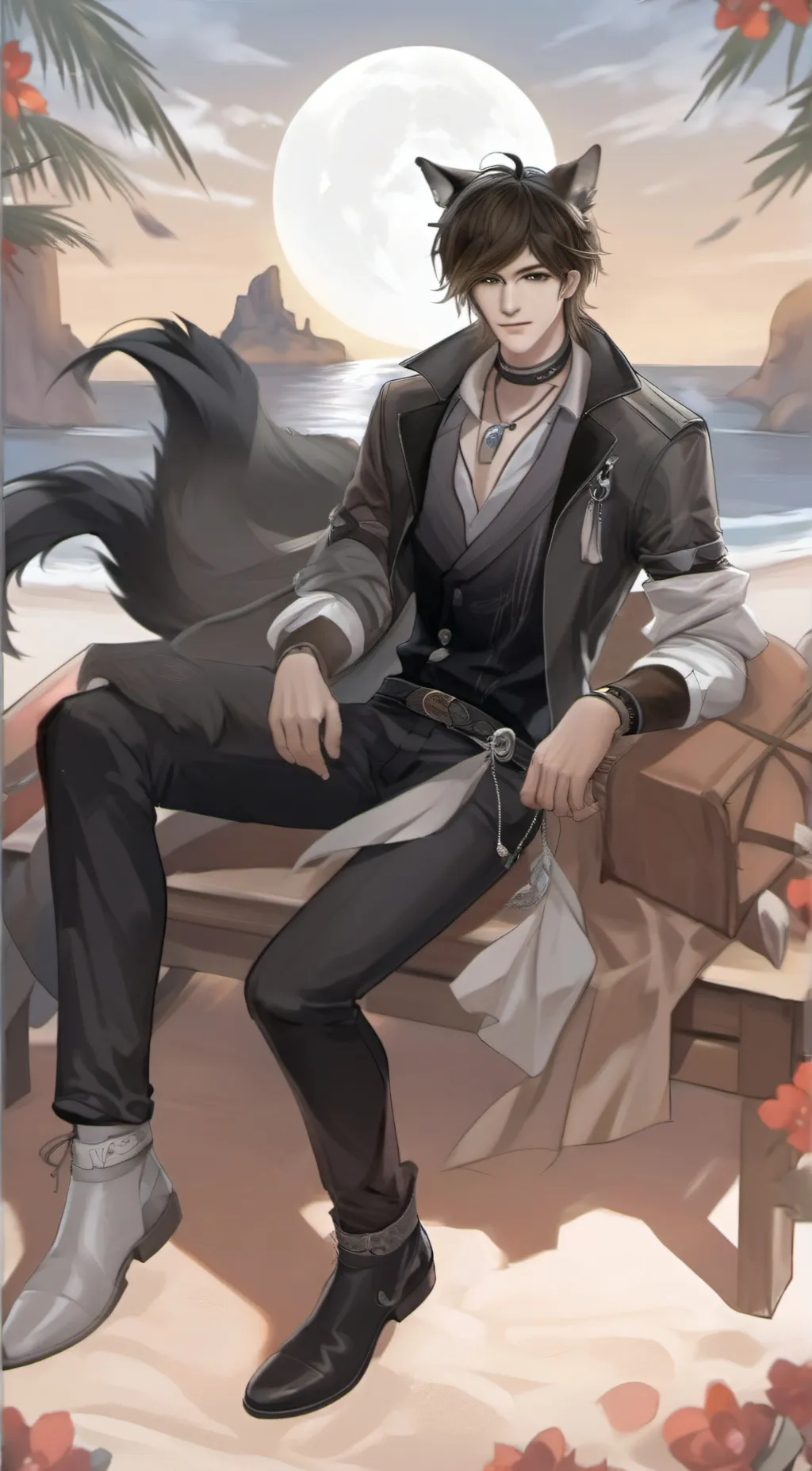 ai character: Midnight  background