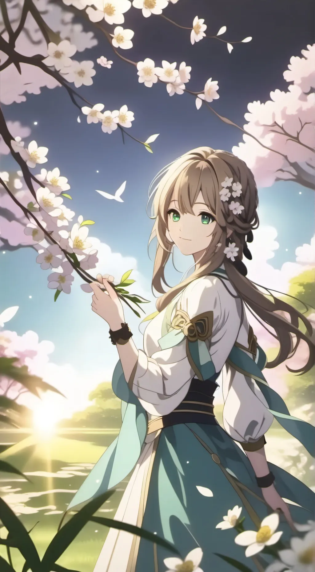 ai character: Serena background