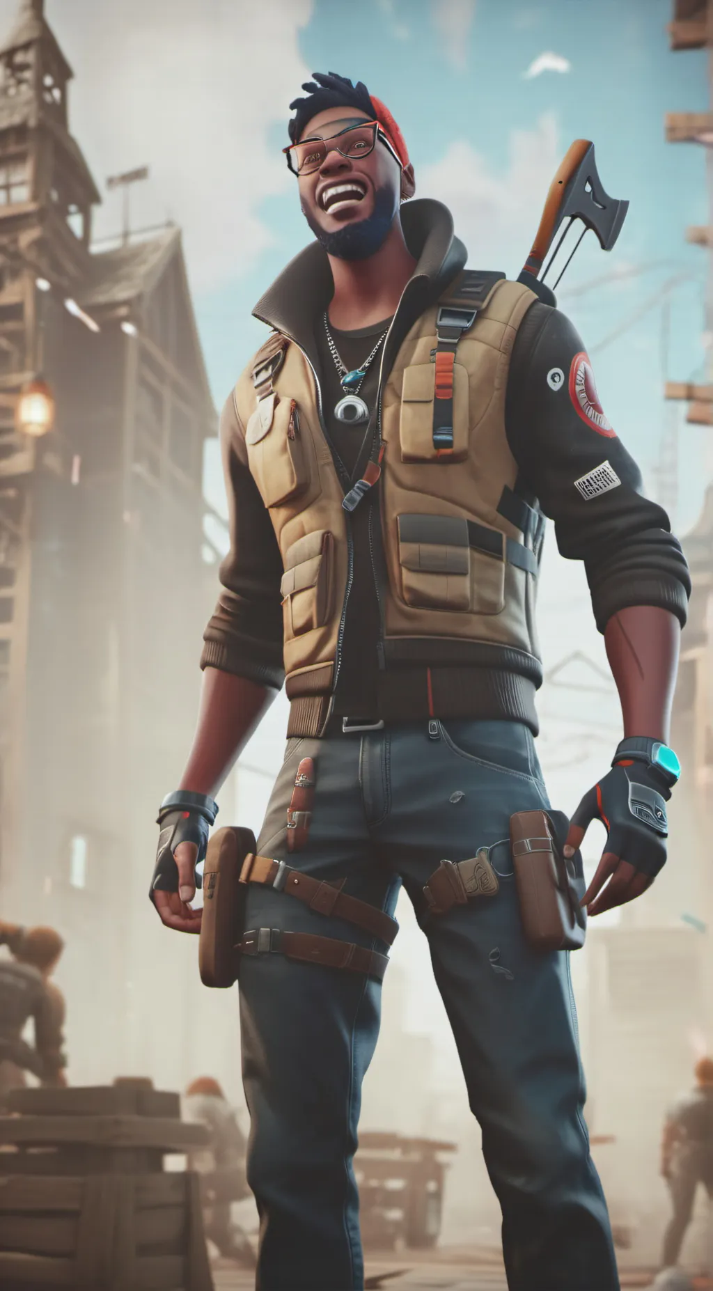 ai character: Fart background