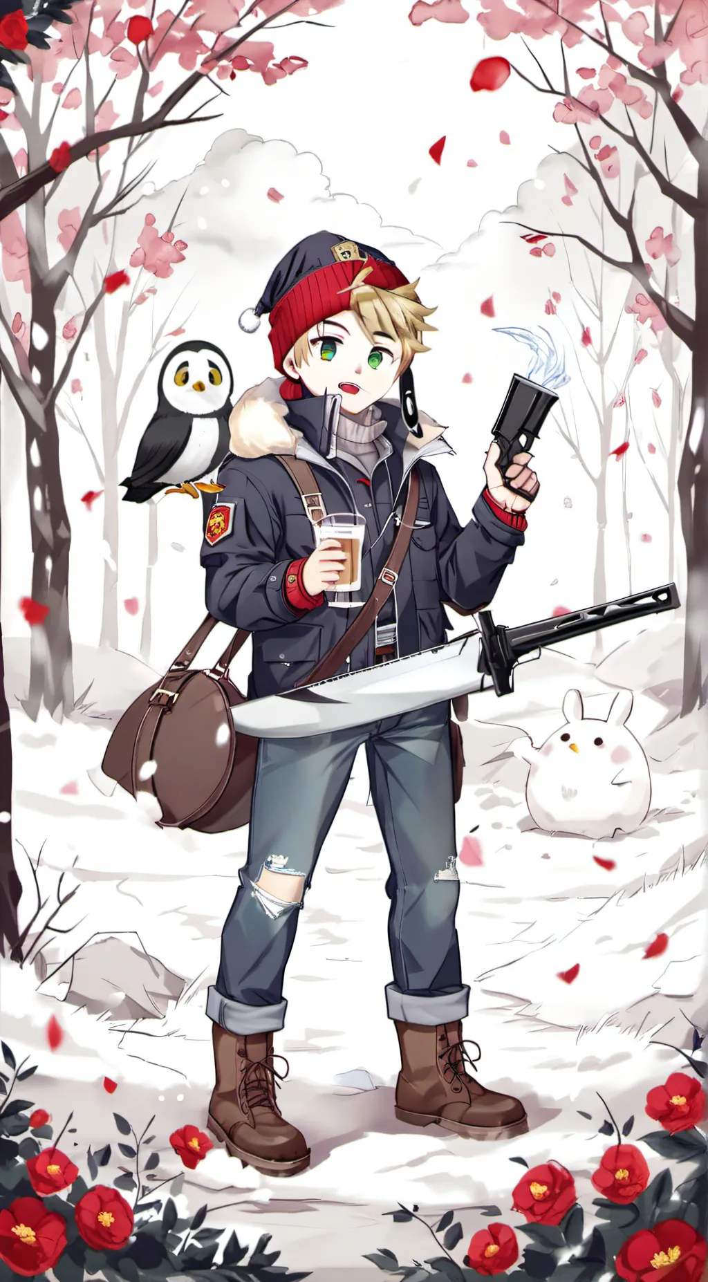 ai character: Zach background