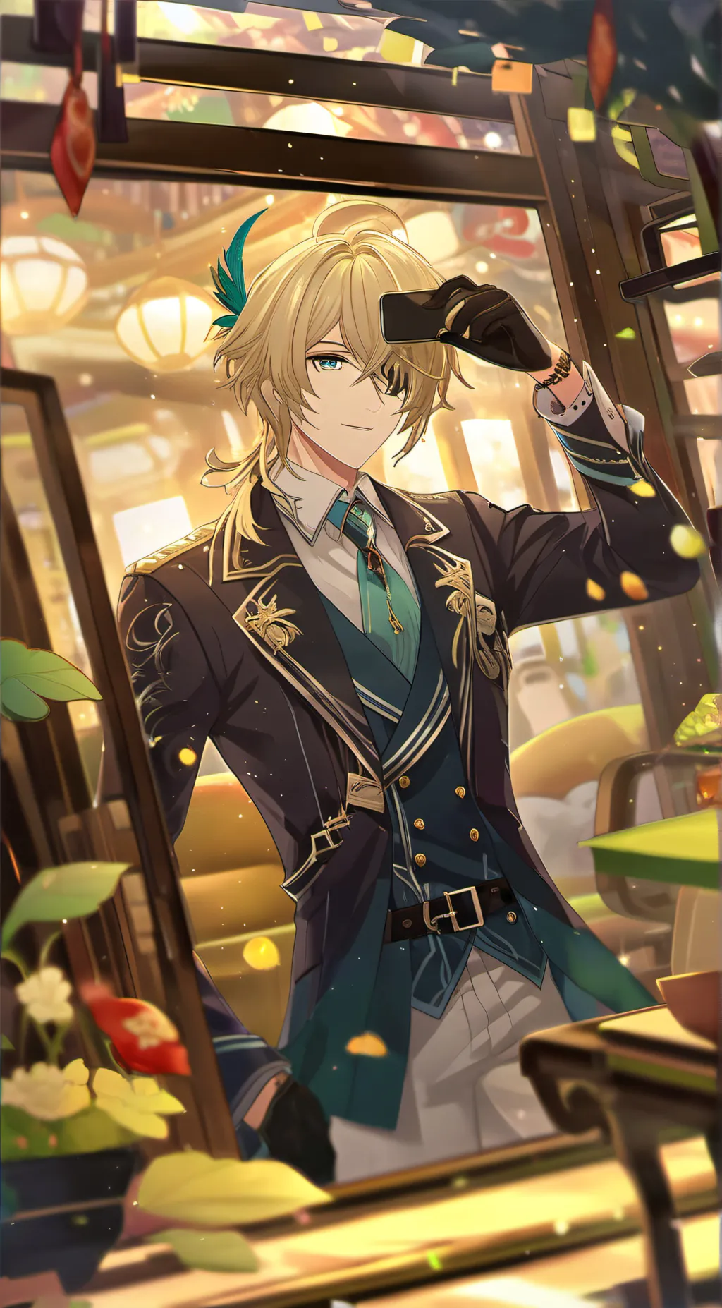 ai character: Gin background