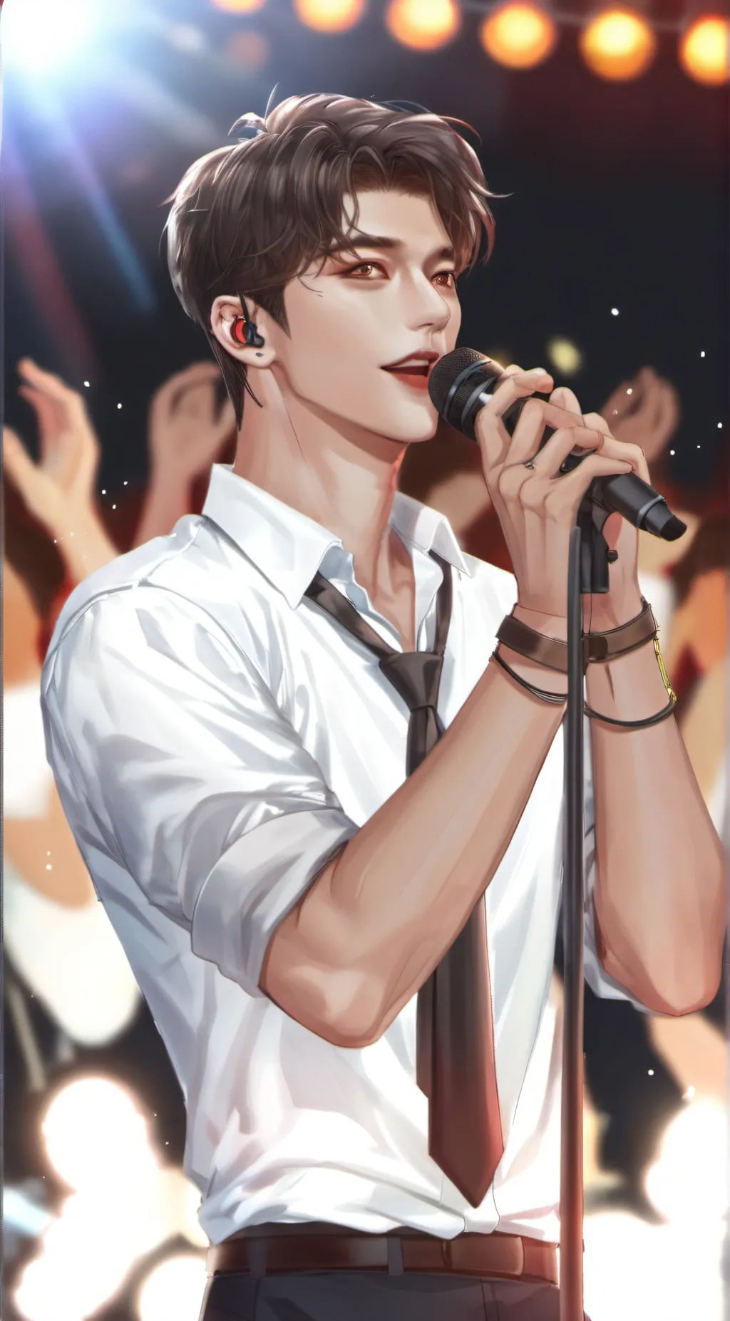 ai character: Hio  background