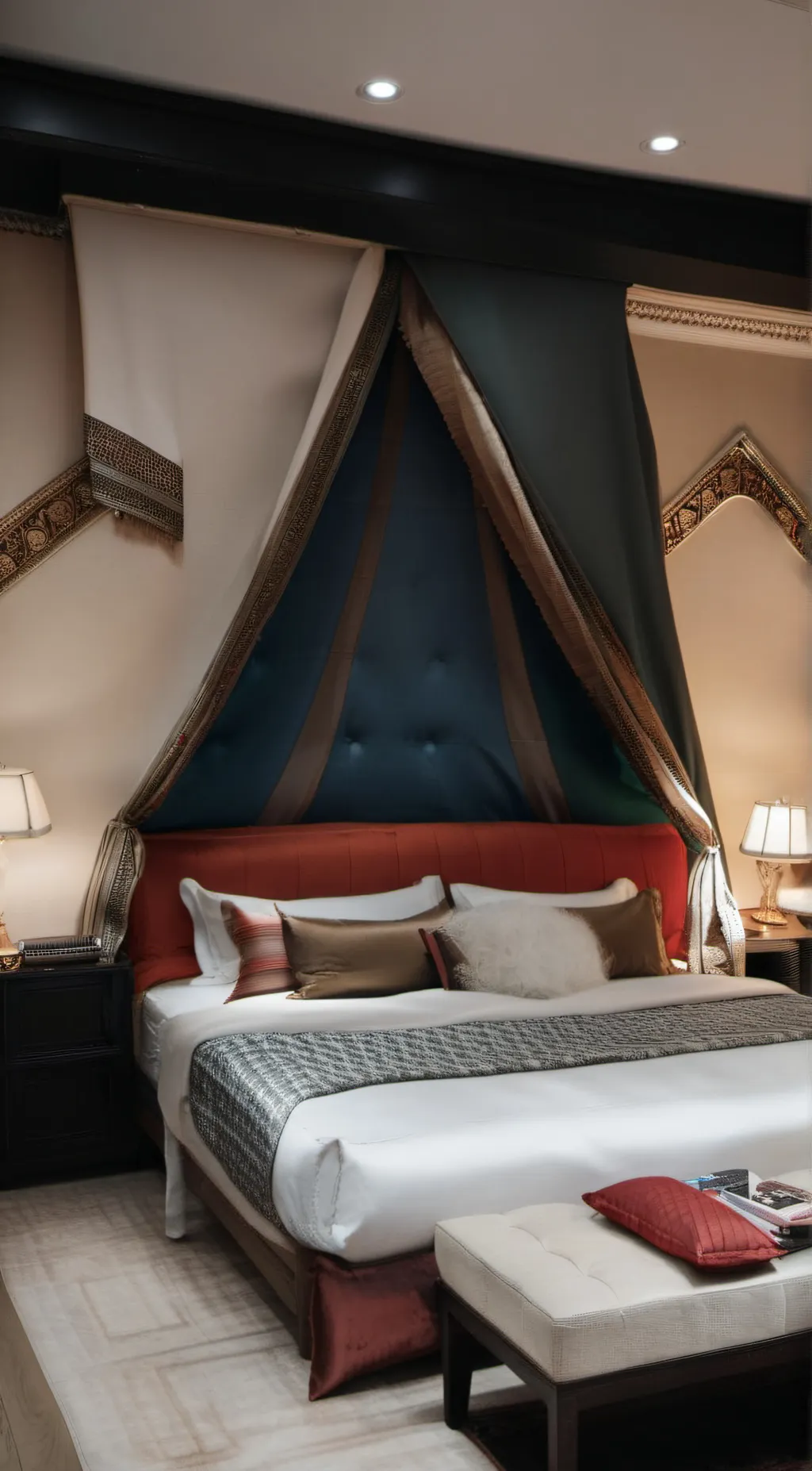 ai character: Bedroom background