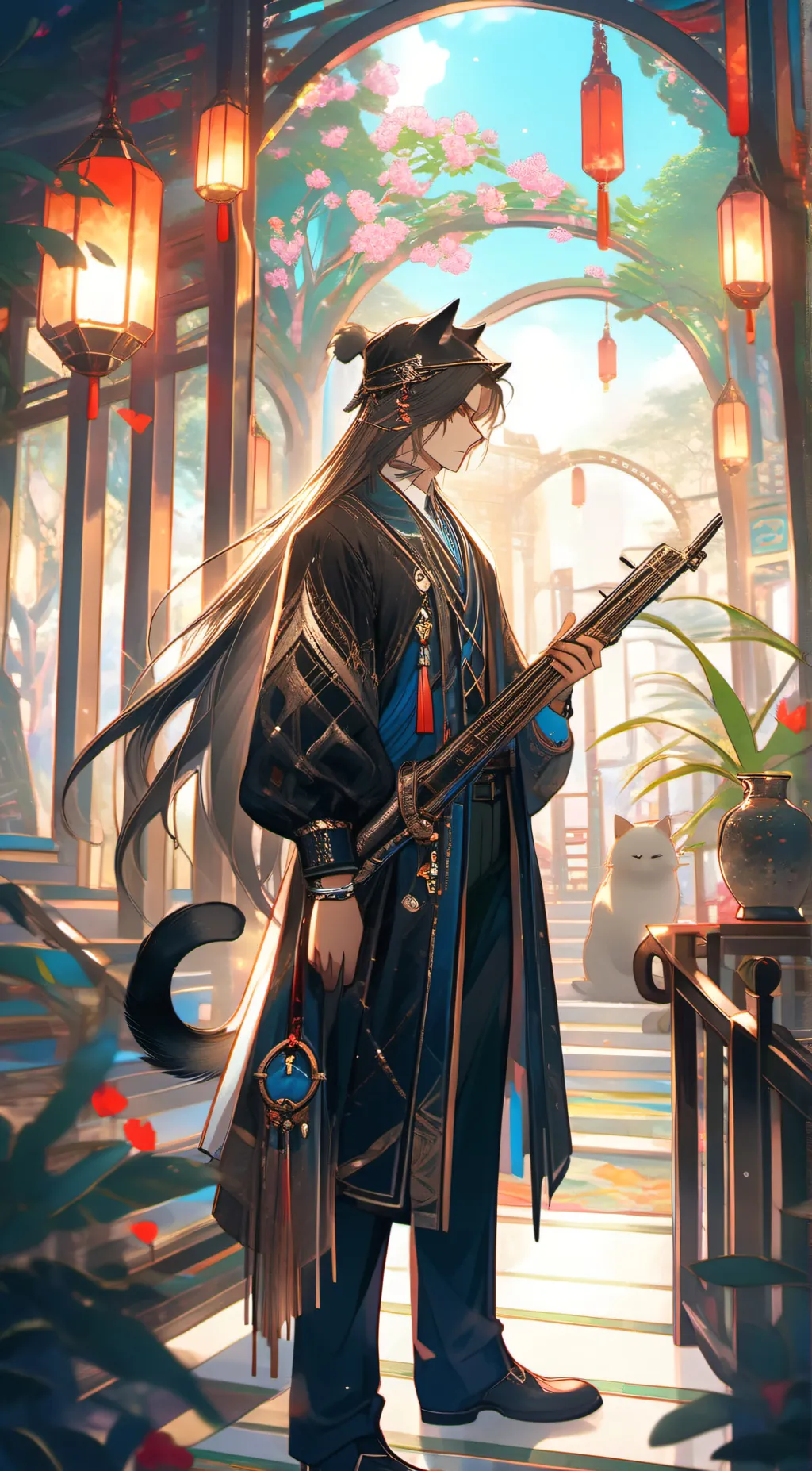 ai character: master  background