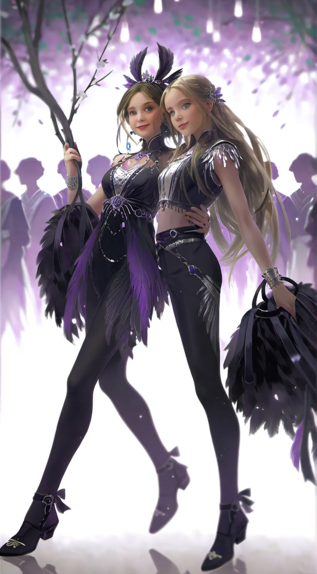 ai character: skylah and ams background