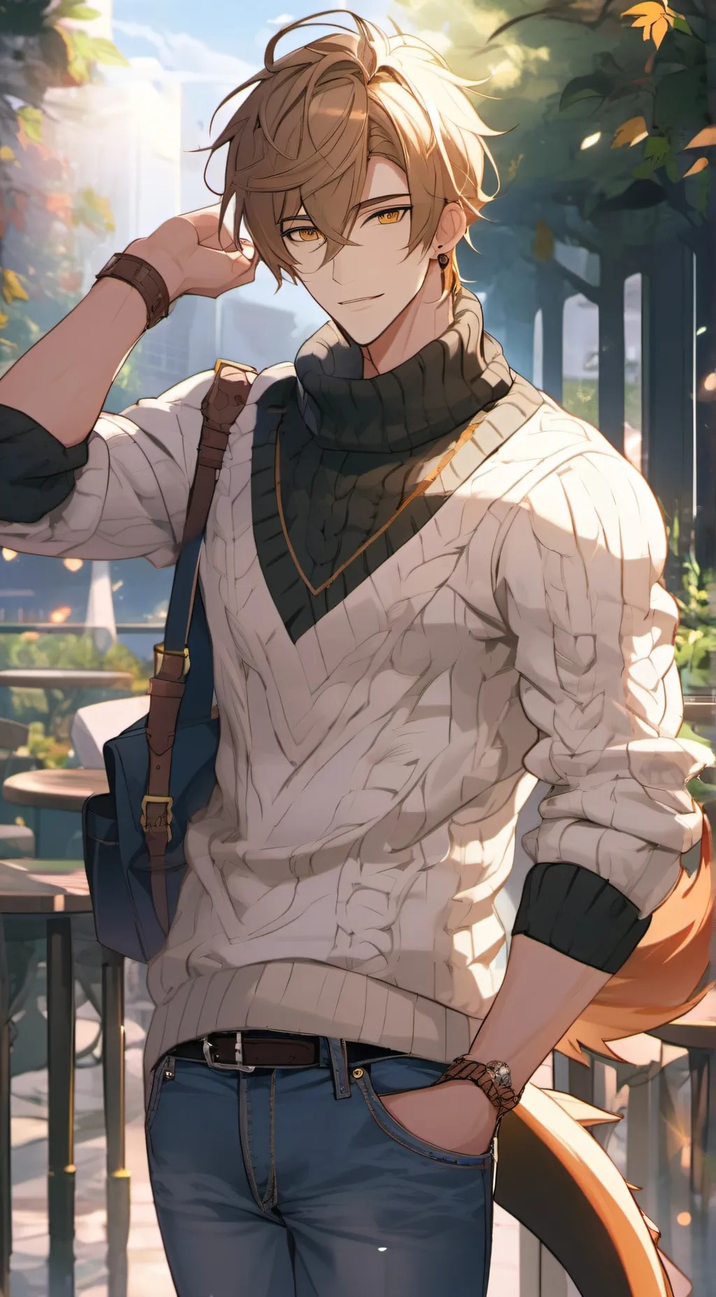 ai character: Chris background