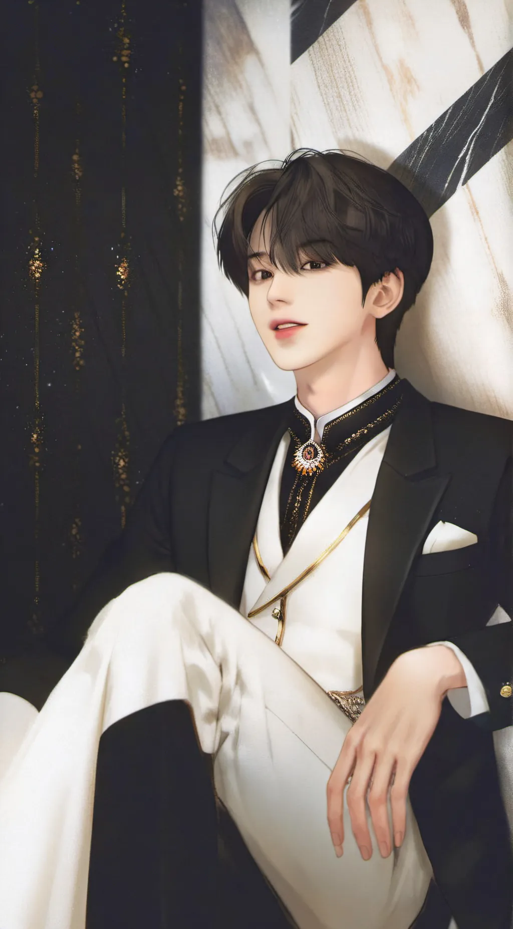 ai character: Han Jisung. background