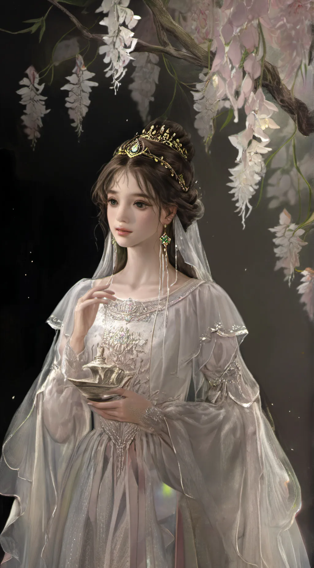 ai character: Lucy  background