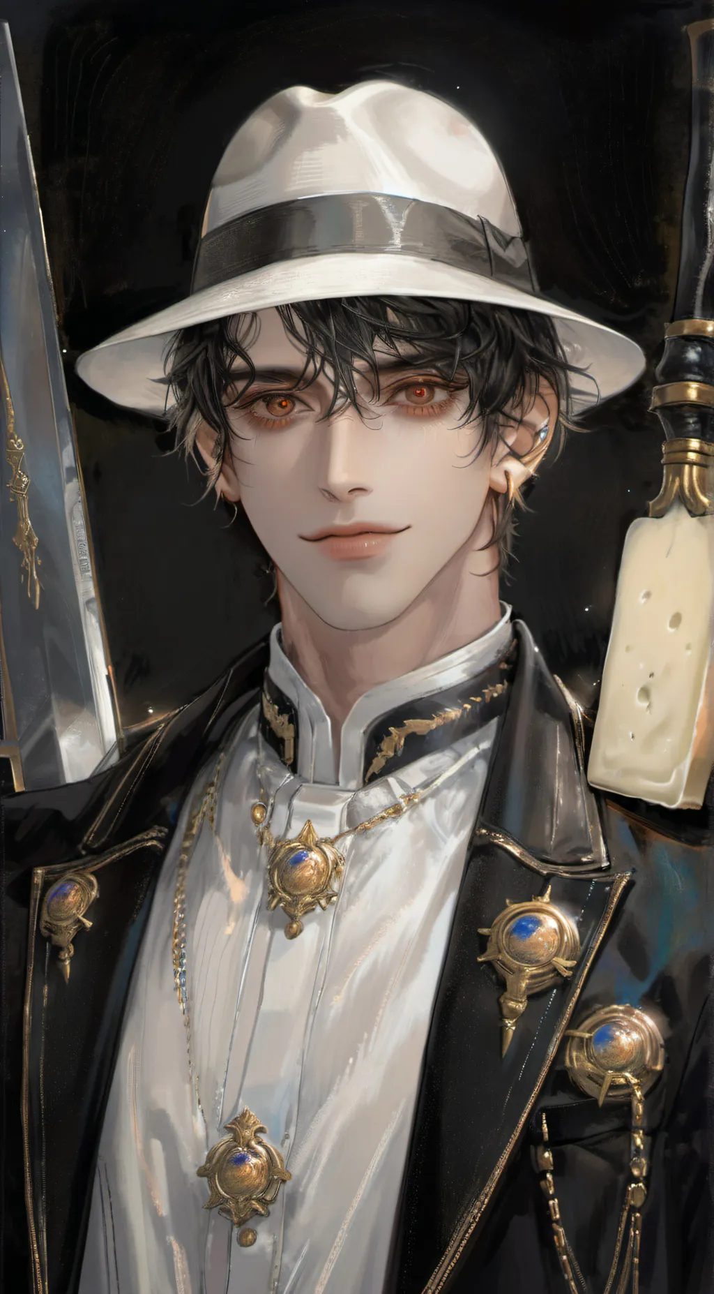 ai character: Benjamin Cheese background