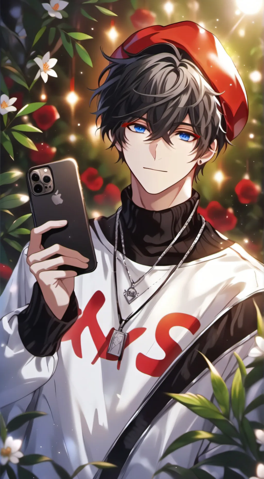 ai character: killua zoldek  background