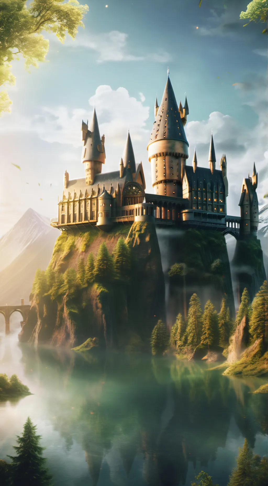 ai character: Hogwarts background