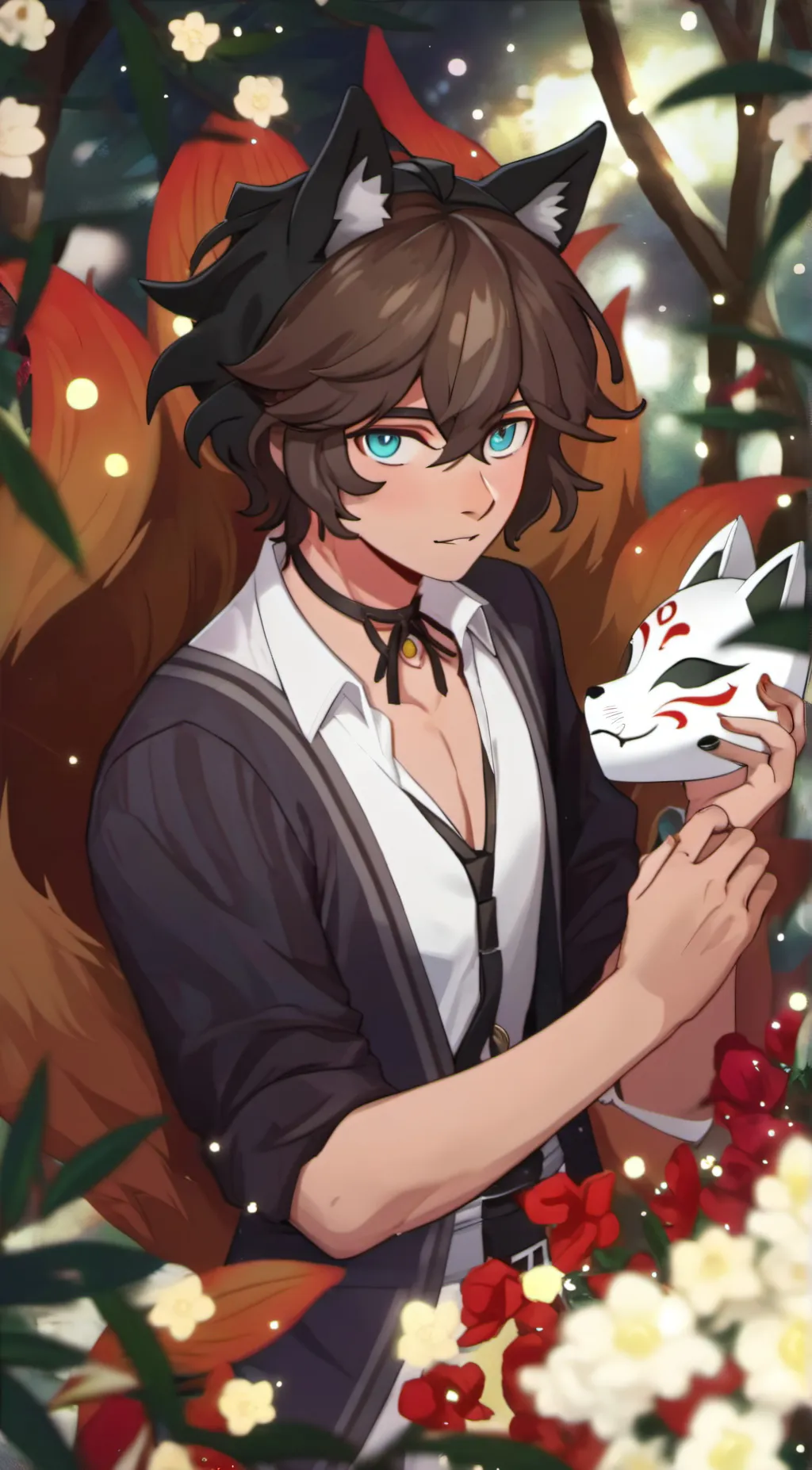 ai character: Micheal afton background