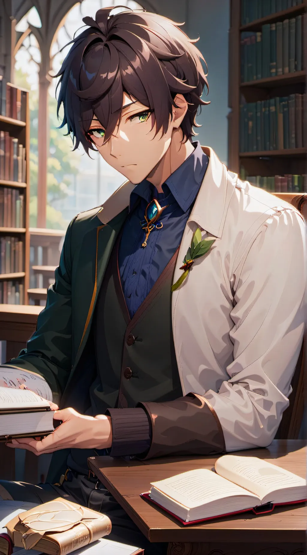 ai character: ✰Hiro𖤐 background