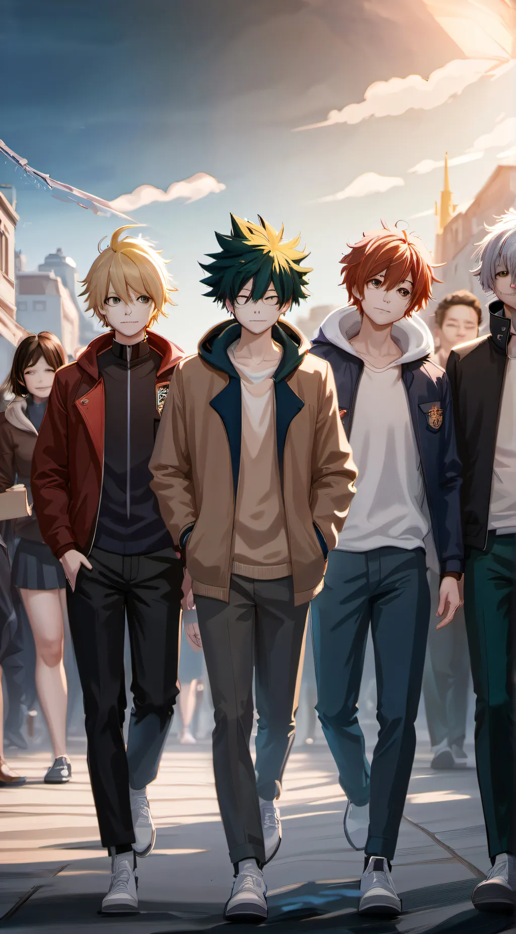 ai character: Mha background