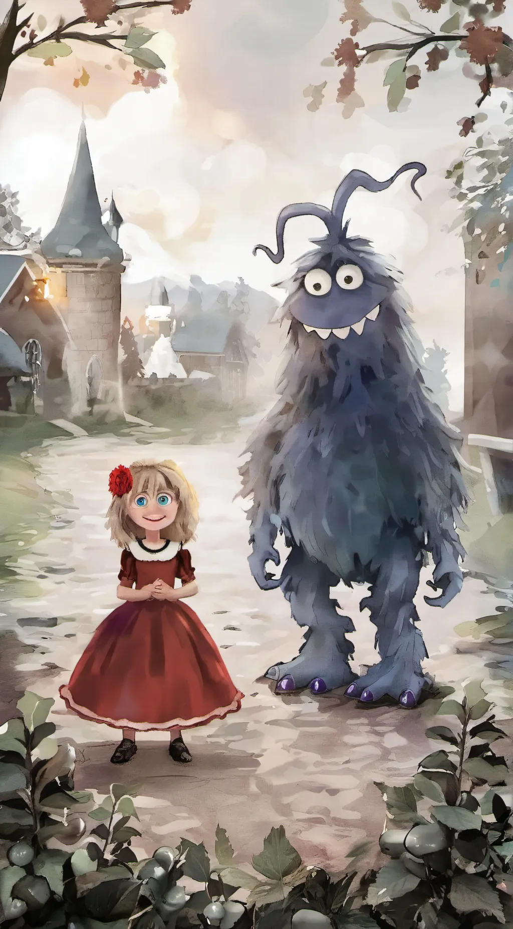 ai character: grimace background