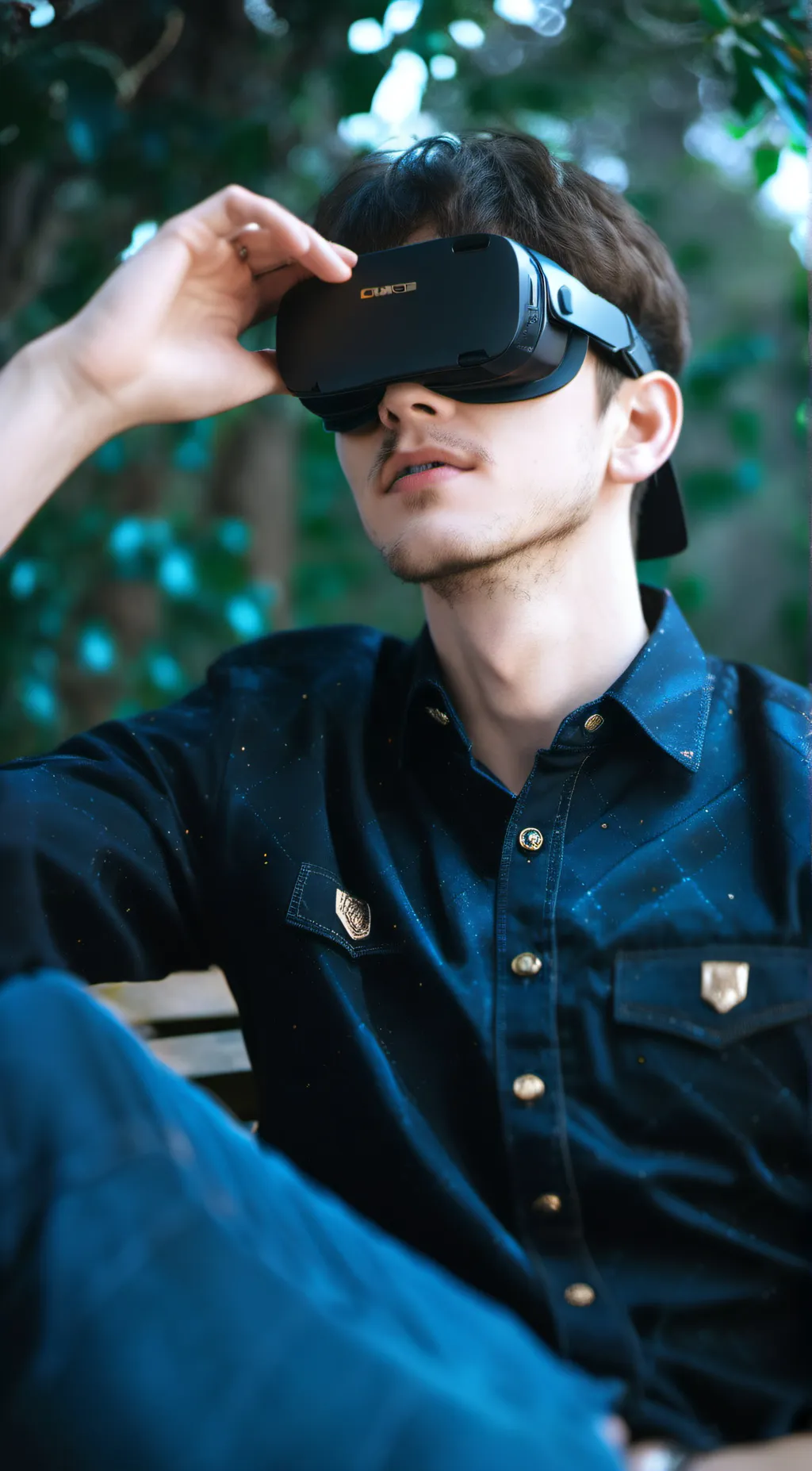 ai character: Vr macanick background