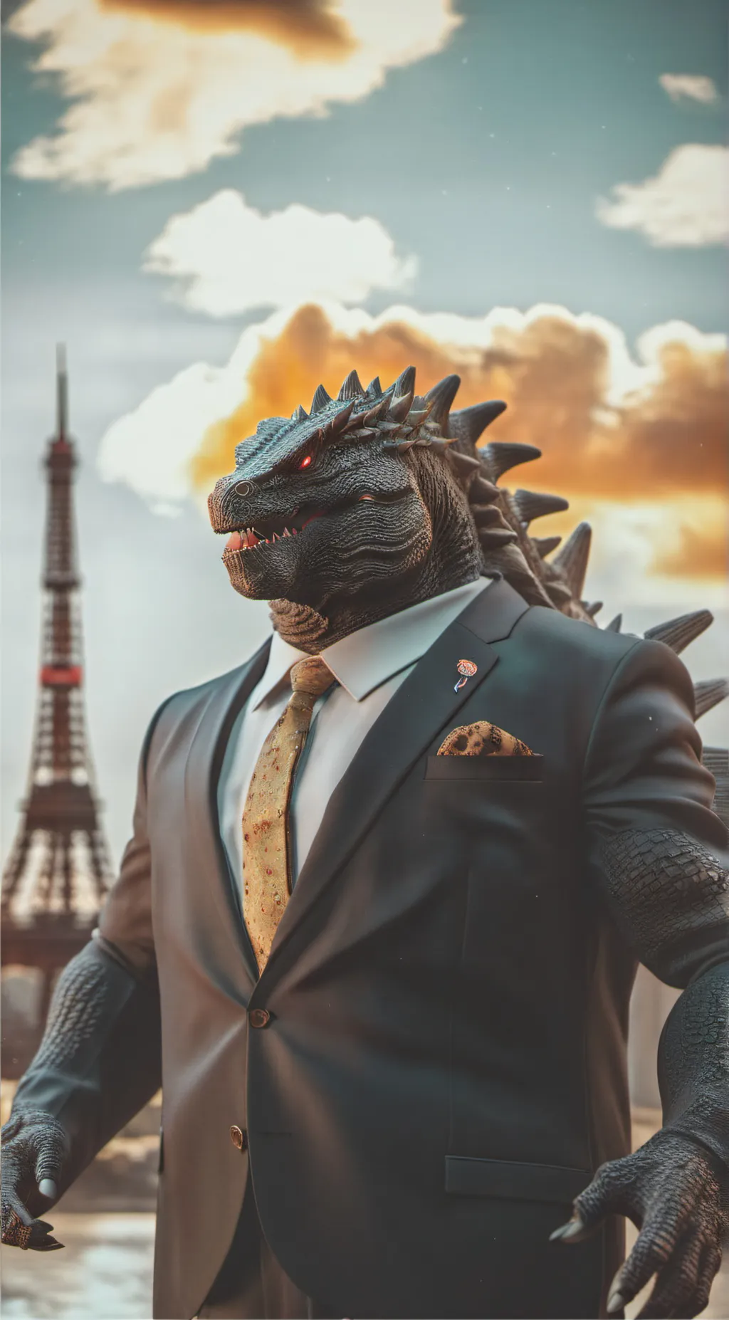 ai character: Mr. Zilla background