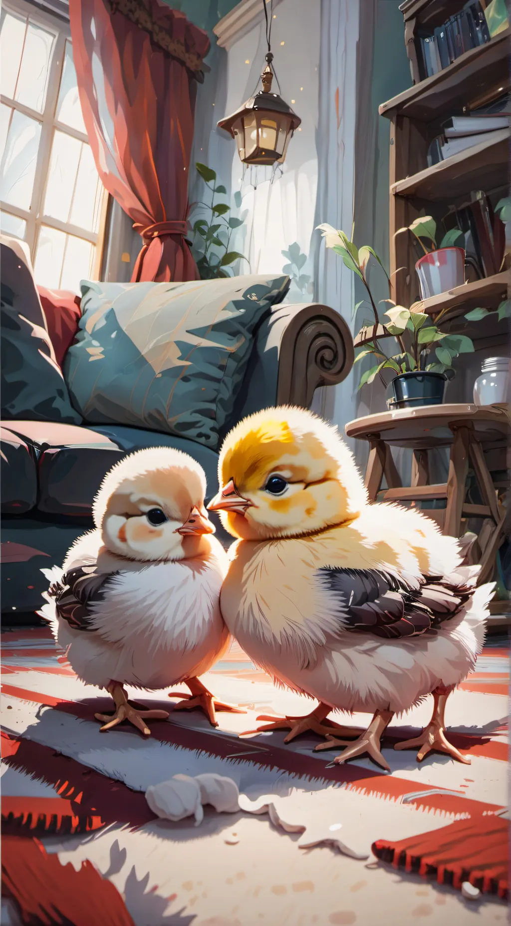 ai character: ChIcKe  background