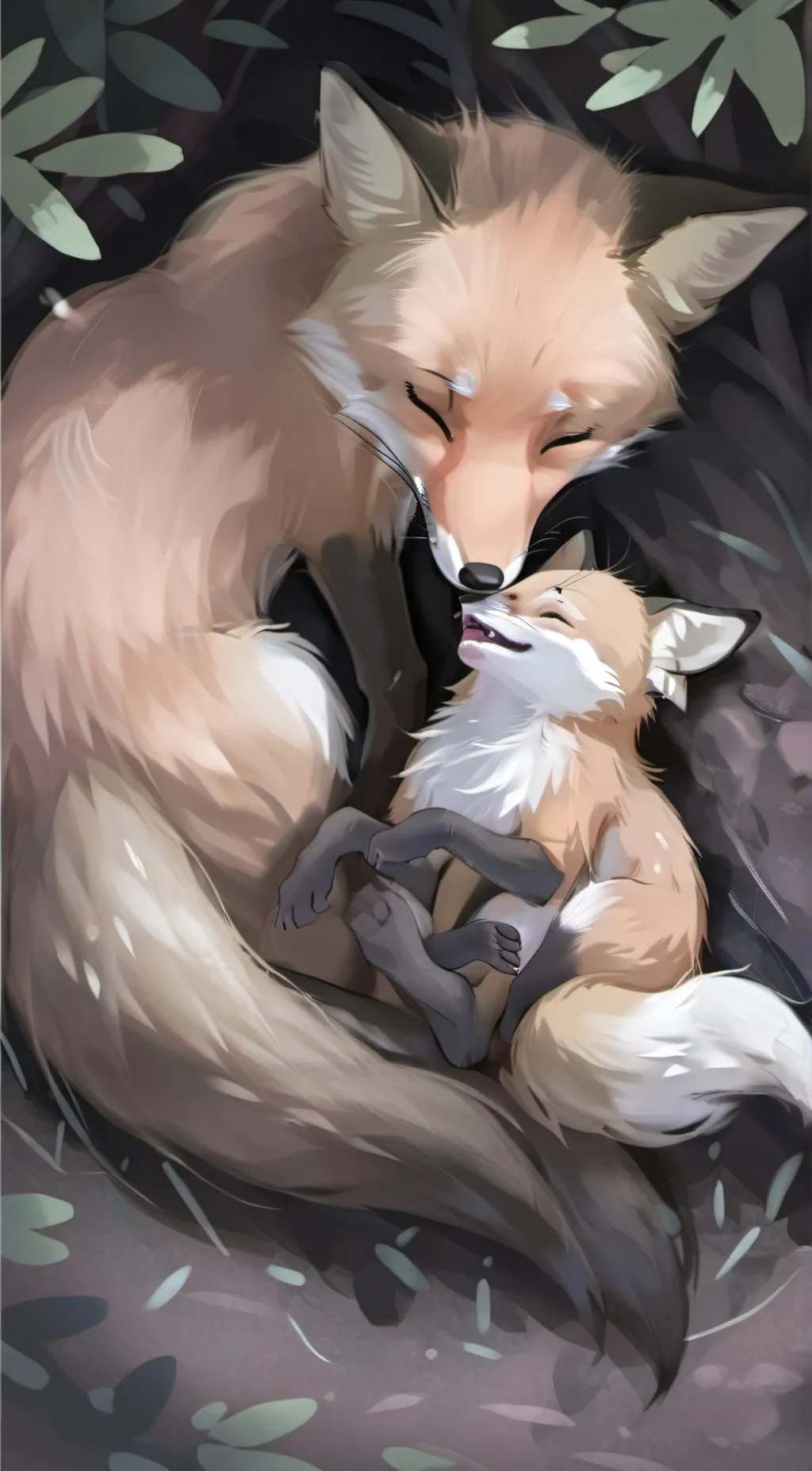 Talkie AI - Chat with Sad Baby Fox