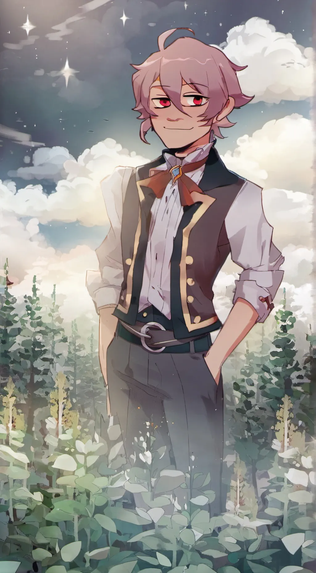 ai character: Tecnoblade 🐖👑 background