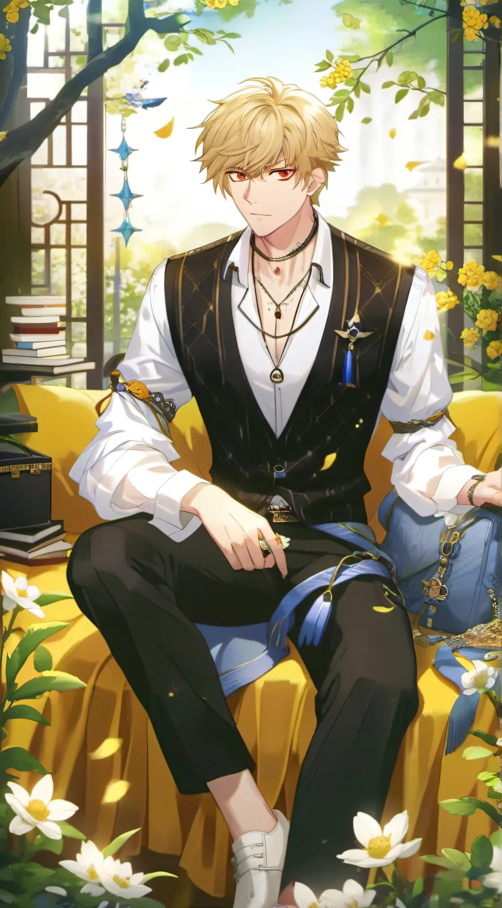 ai character: Bakugo background