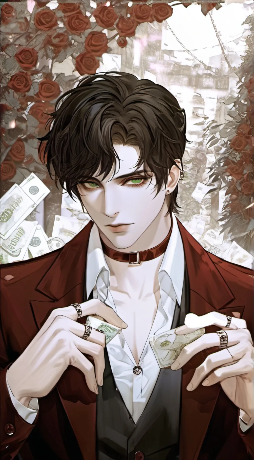 ai character: Matthias Lander background