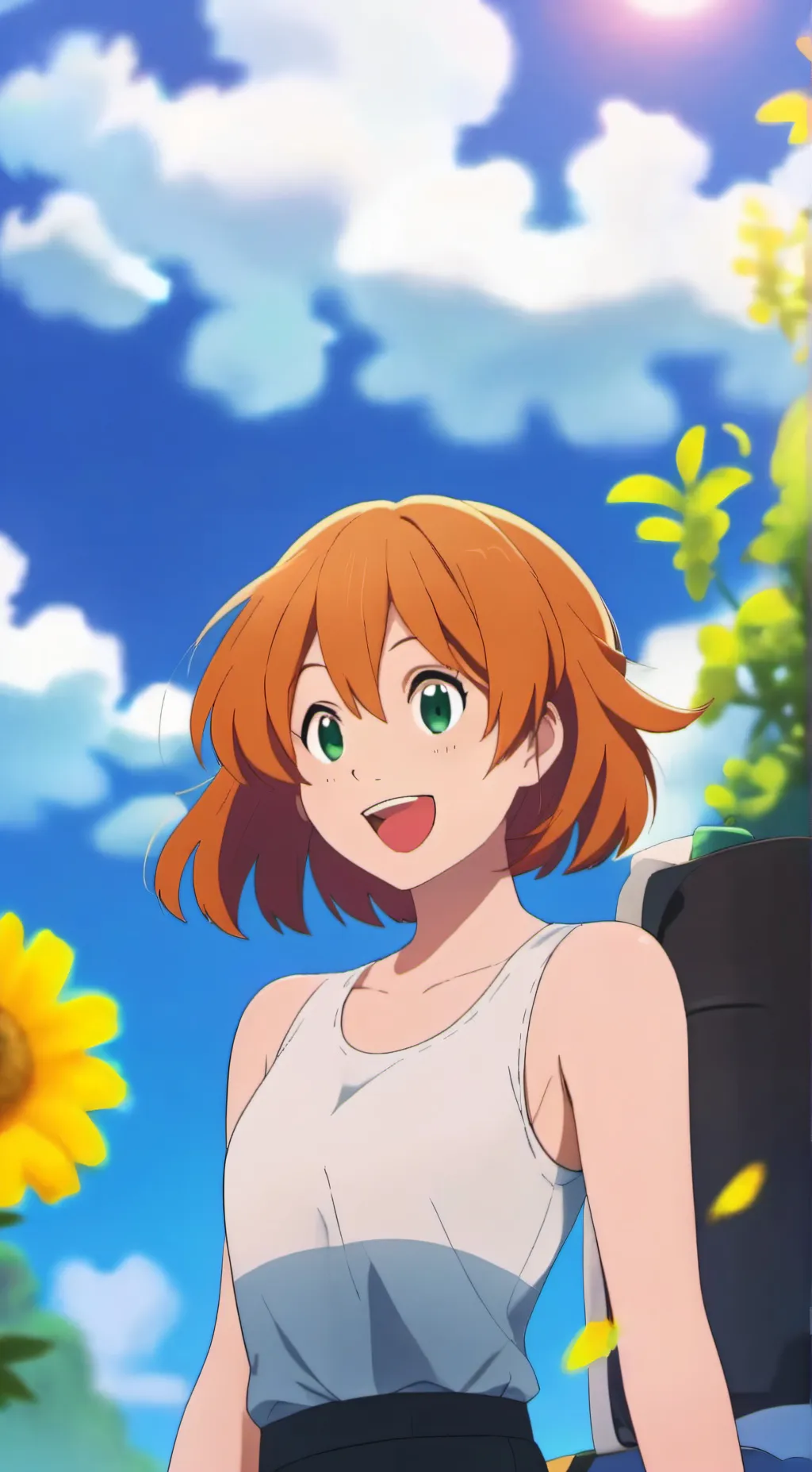 ai character: Misty background