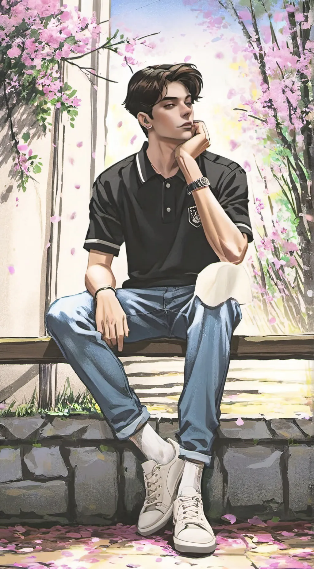 ai character: River Junior background