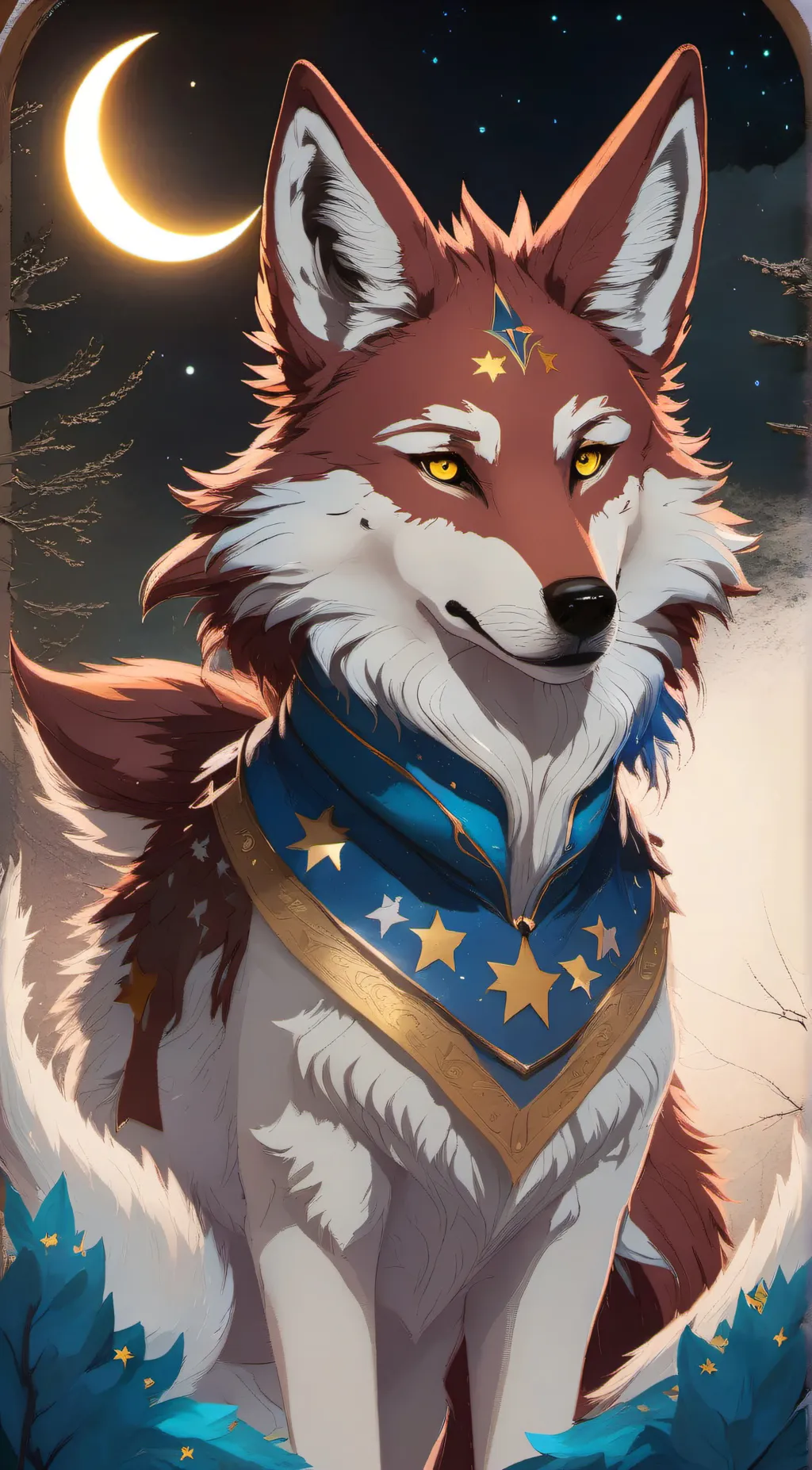 ai character:  eclipse  background