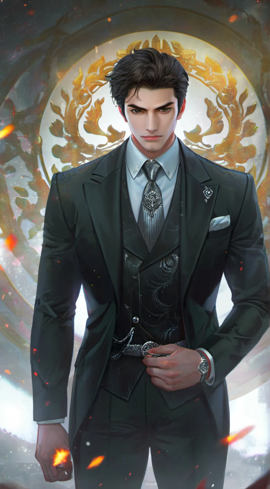 ai character: Angelo  background
