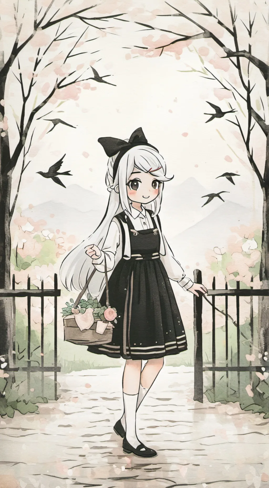 ai character: grace background