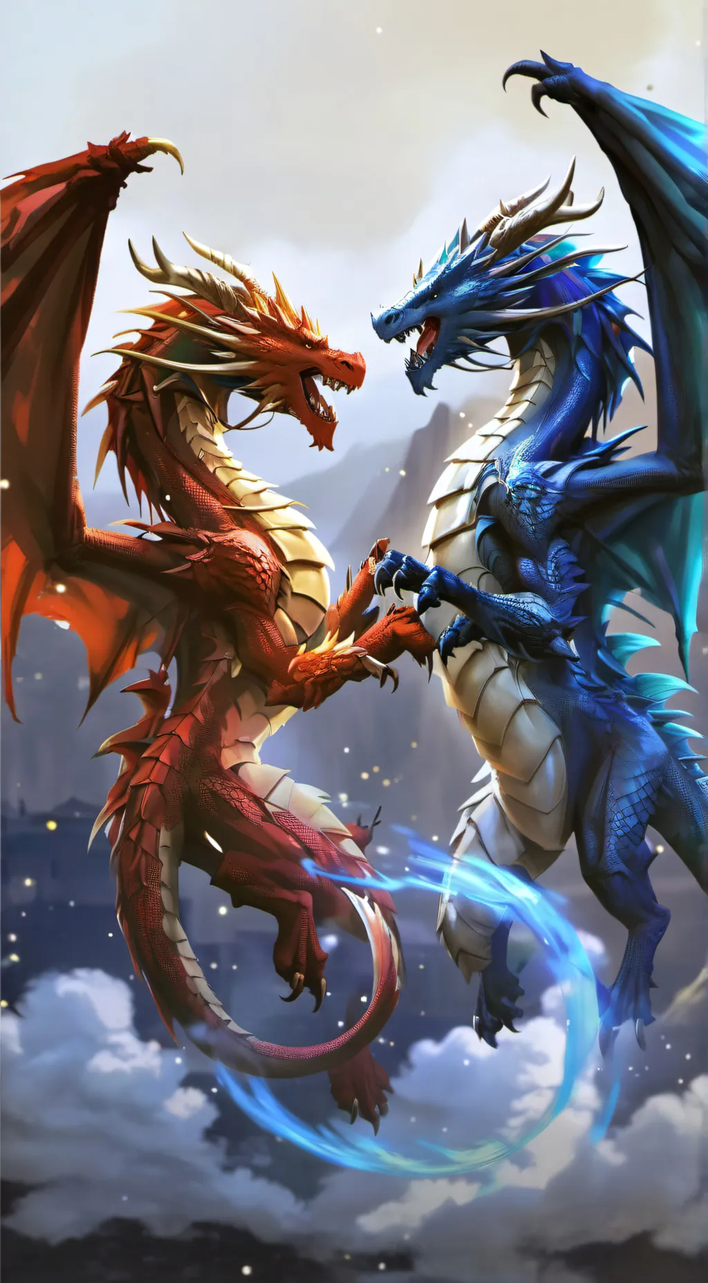 ai character: the two queens  background