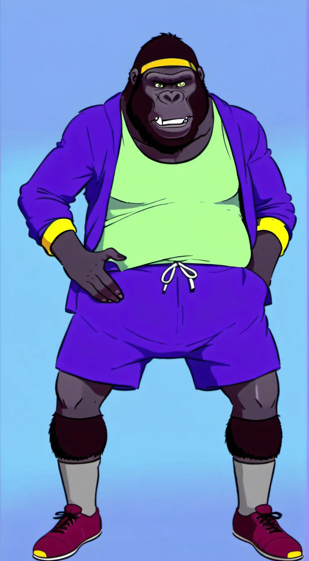 ai character: MRALLYVR 😀 background