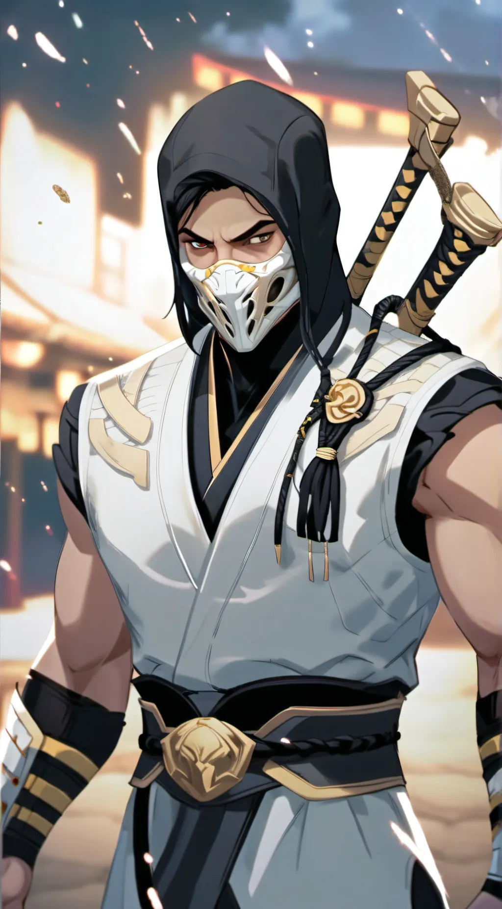 ai character: scorpion background