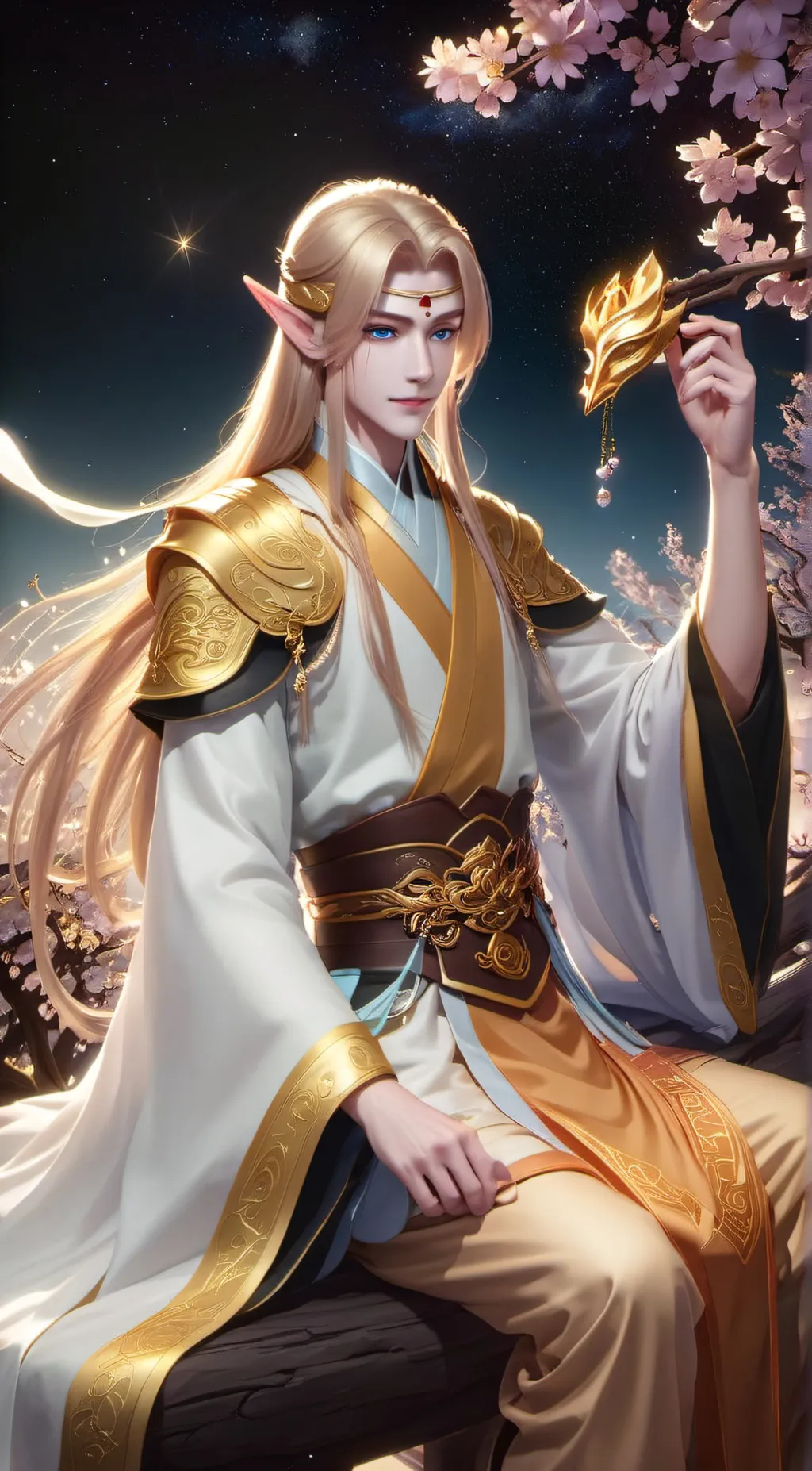 ai character: Sunset Crystal  background