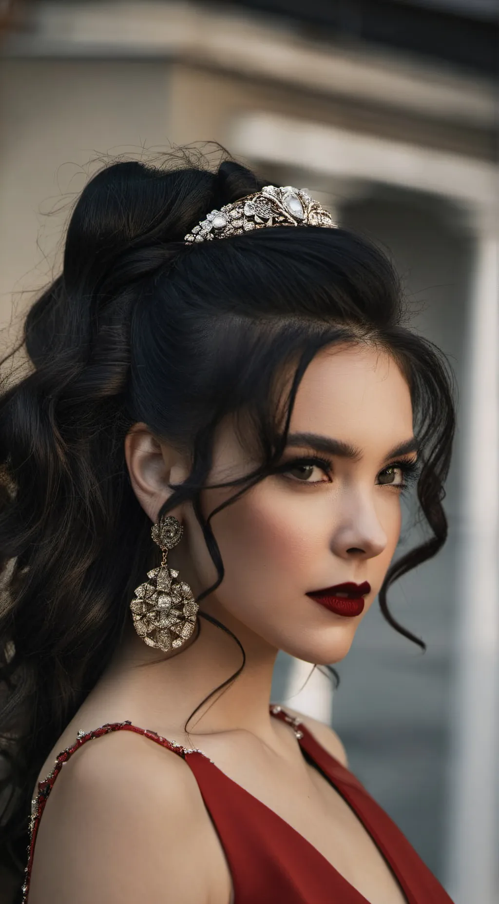 ai character: Gloria (prom date) background