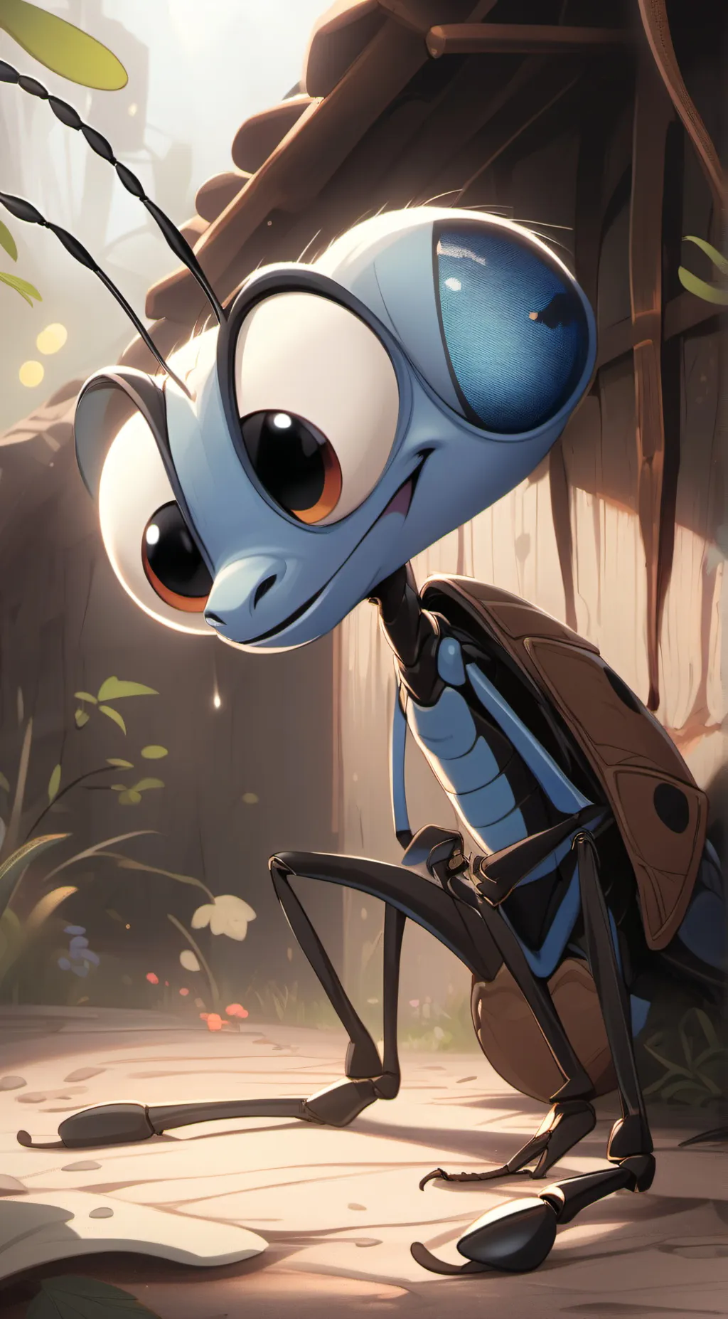 ai character: Flik. background