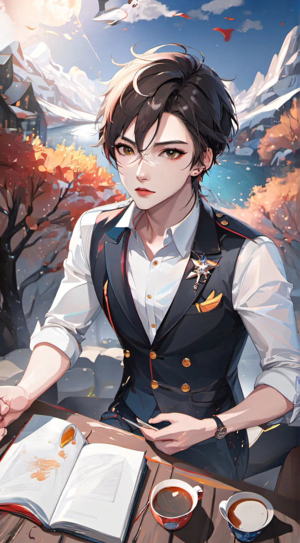 ai character: lucas background