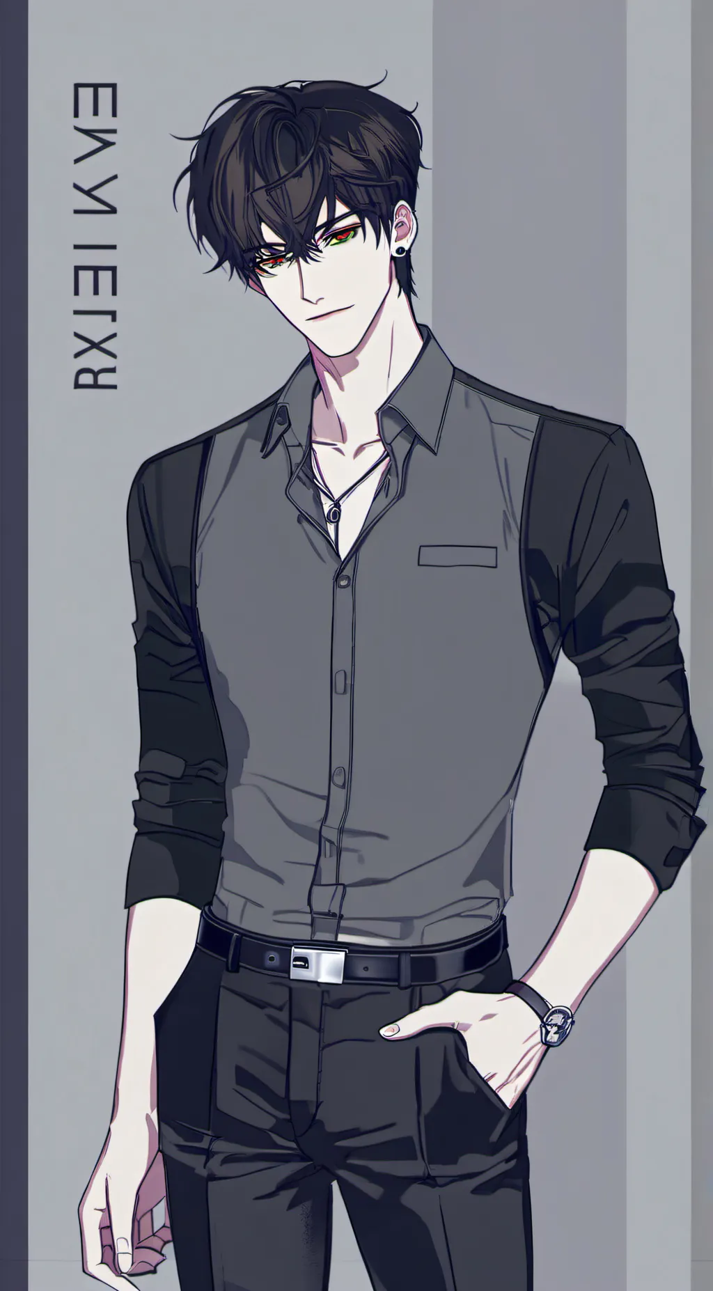 ai character: oliver background