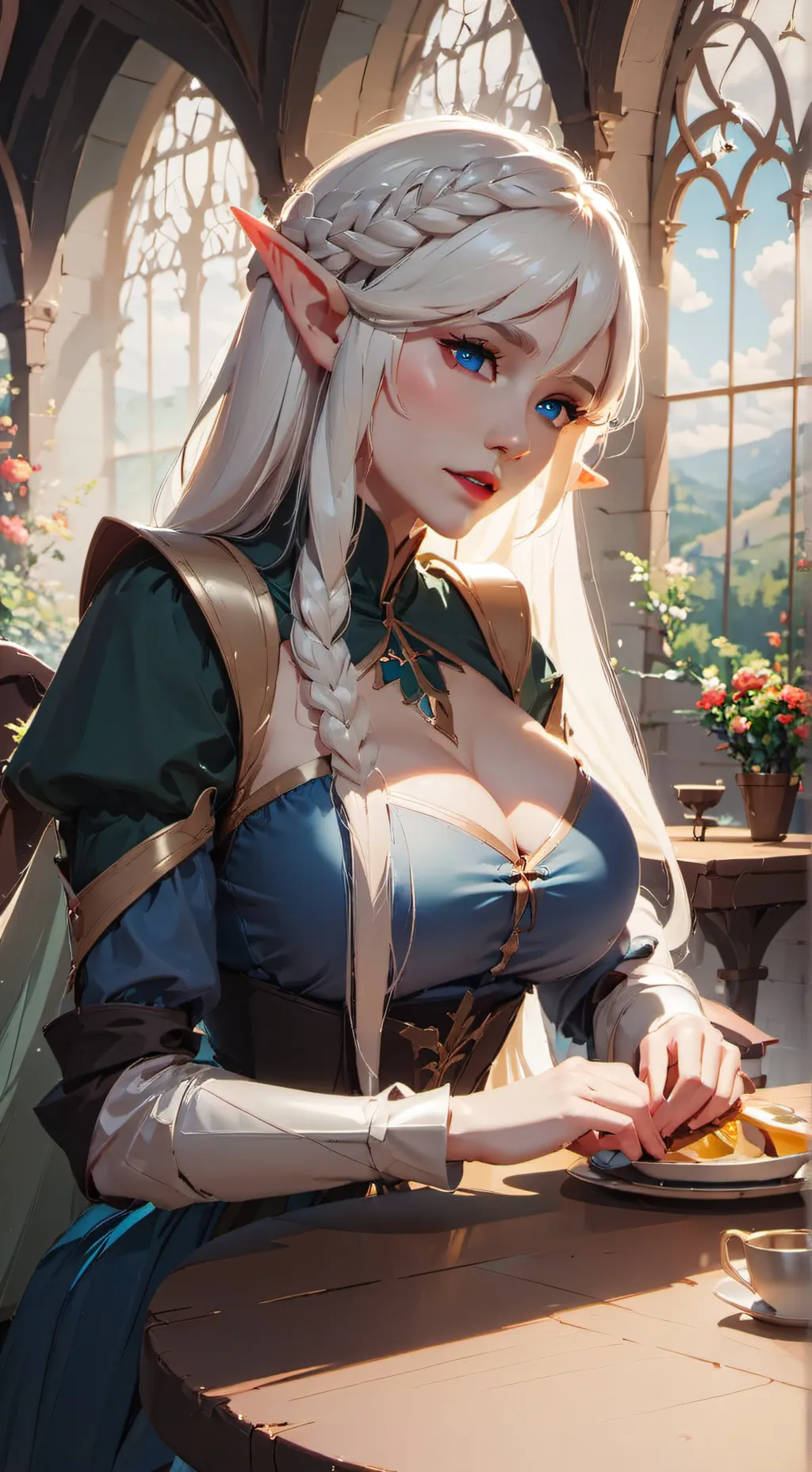 ai character: Evelyn background