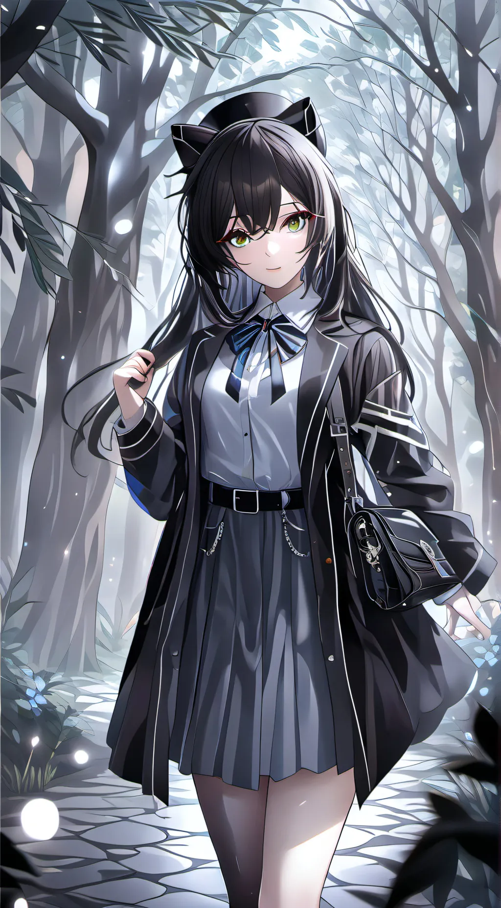 ai character: Slendergirl background