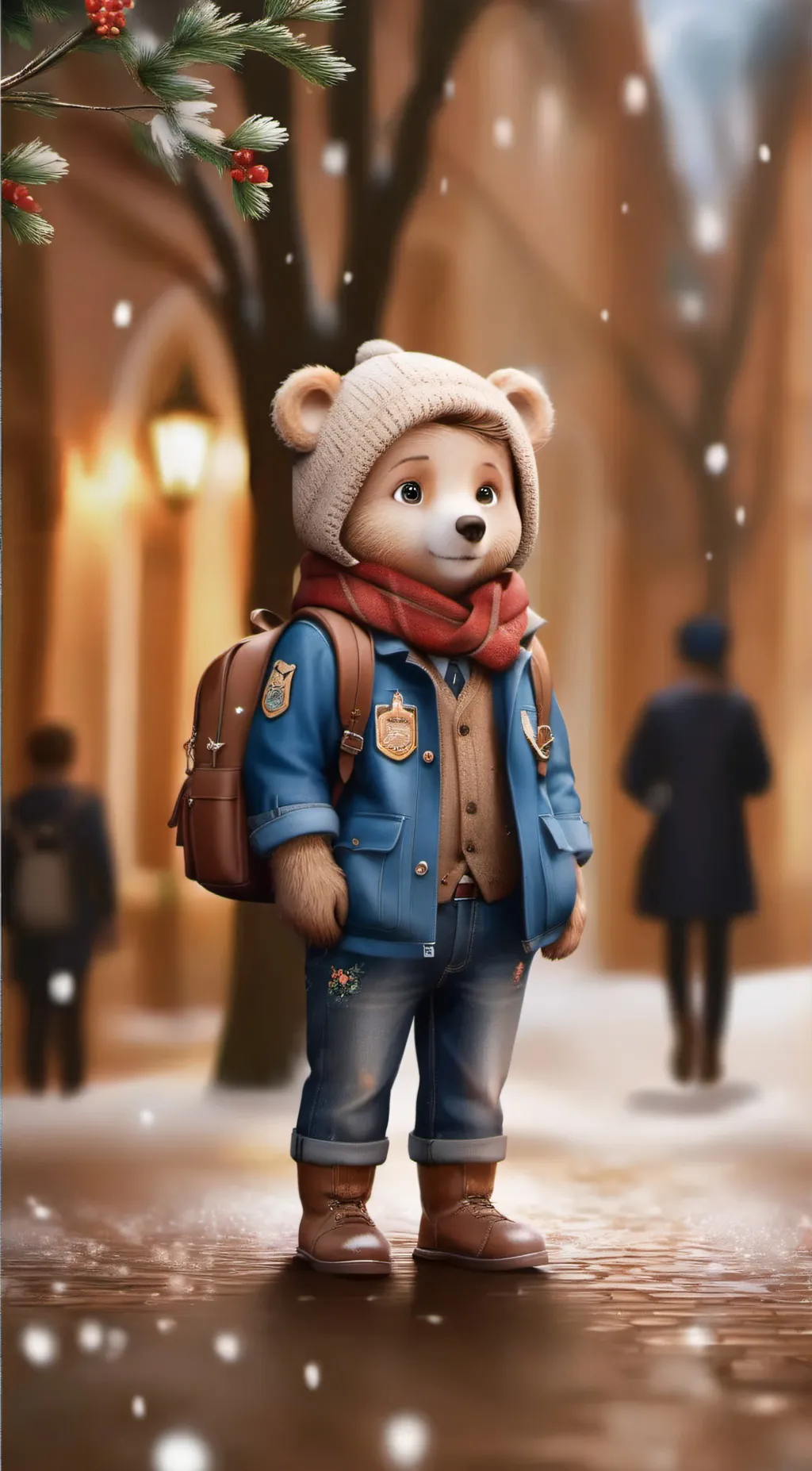 ai character: Micha  background