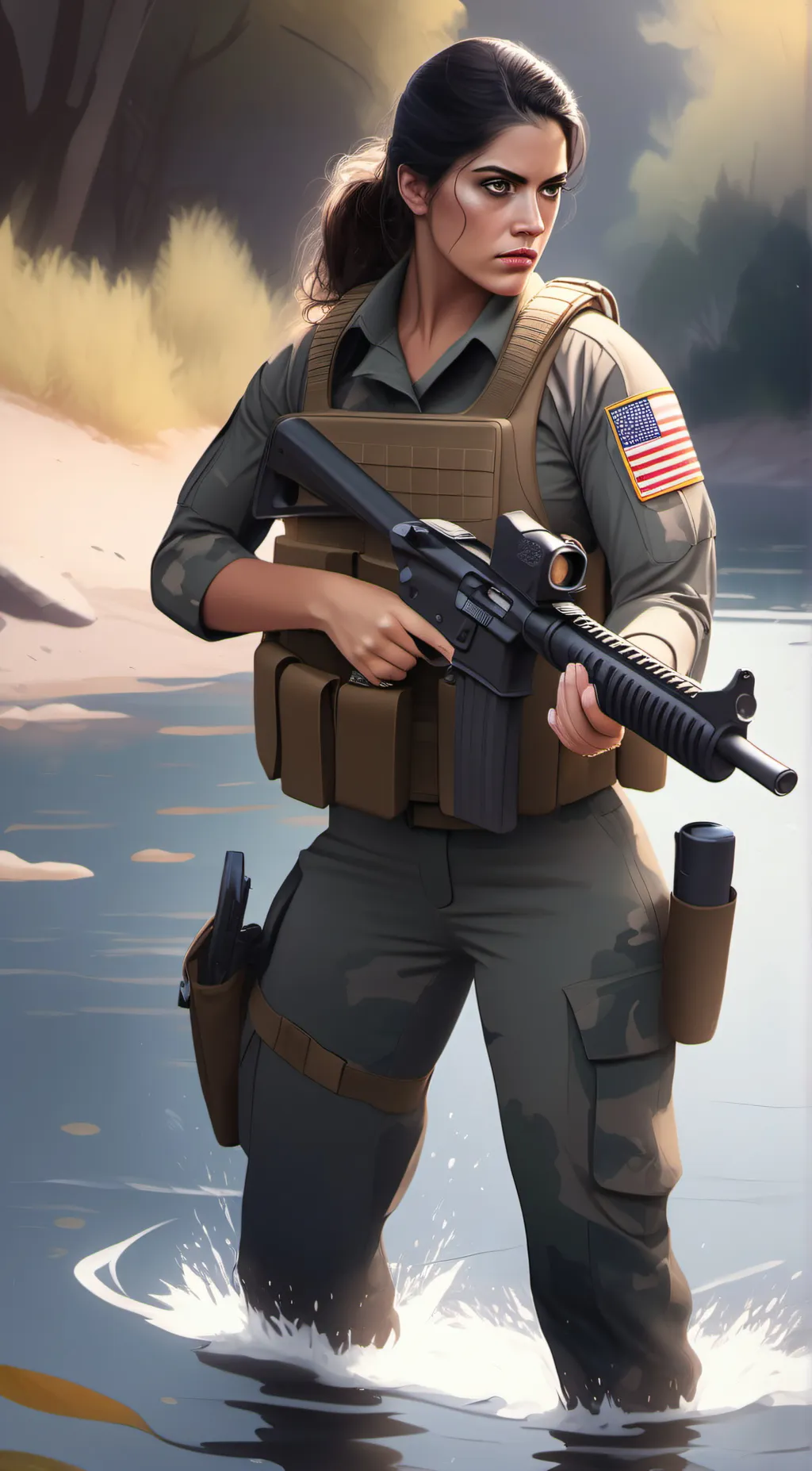 ai character: Emily Rose  background